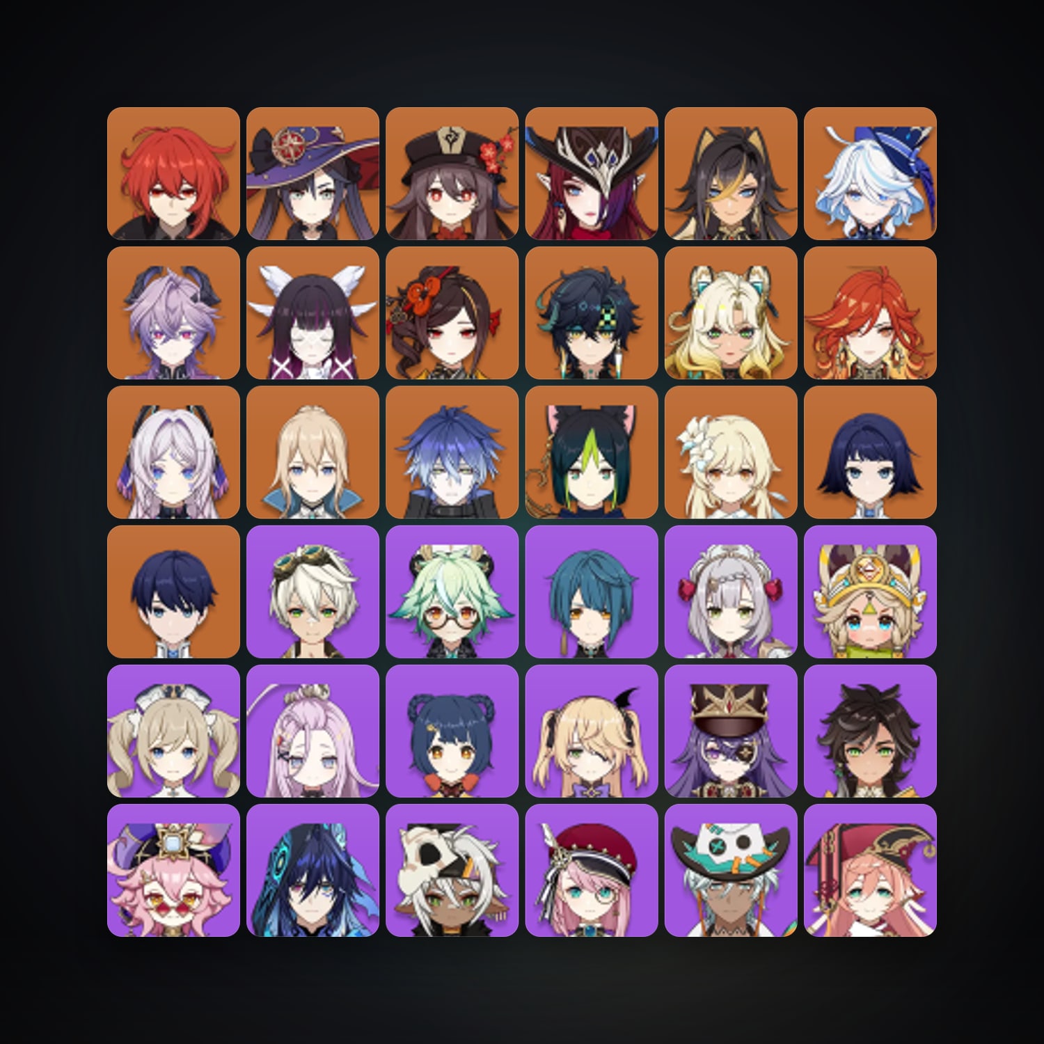 Genshin Impact | AR 59 | 67 Chars | 16× 5★ — Genshin / miHoYo Account — HabibiAccounts