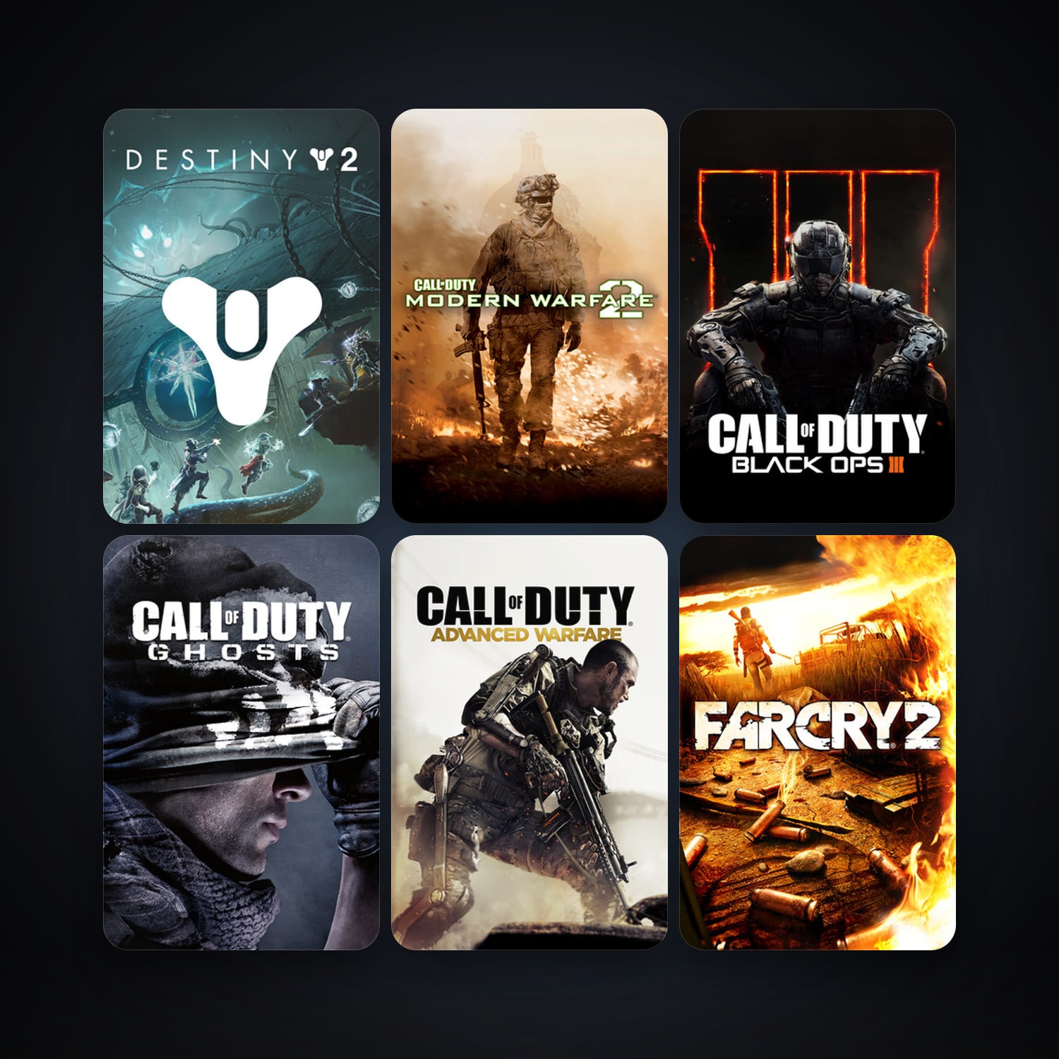 Call of Duty: Modern Warfare 2 (2009) + Call of Duty: Modern Warfare 2 - Multiplayer (2009), 15 games, clean — HabibiAccounts