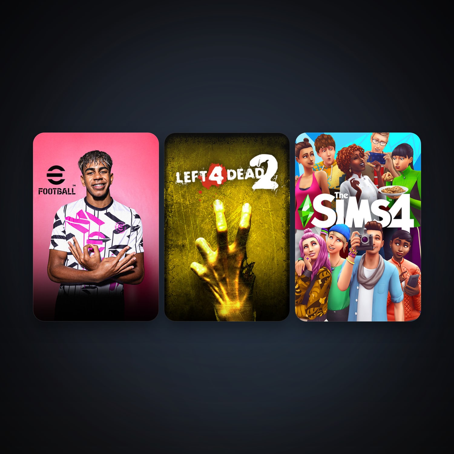 Left 4 Dead 2 + The Sims 4, 8 games, clean — HabibiAccounts