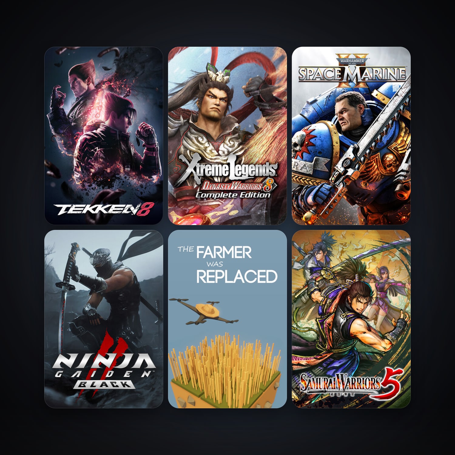 DYNASTY WARRIORS 8: Xtreme Legends Complete Edition / 真・三國無双７ with 猛将伝 + Fallout 4, 13 games, clean — HabibiAccounts