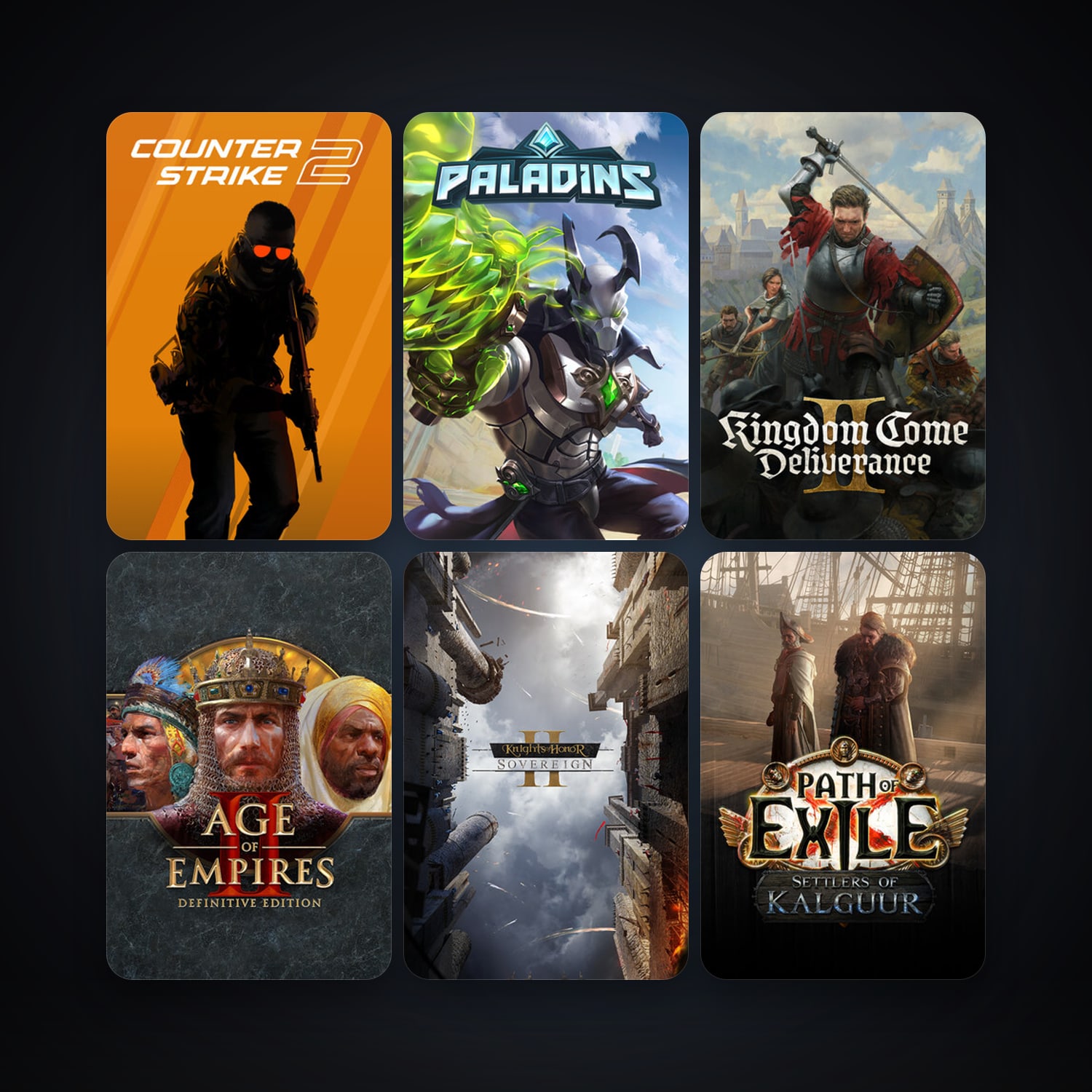 CS2 Prime + Path of Exile, 107 games, Steam 13, clean — HabibiAccounts