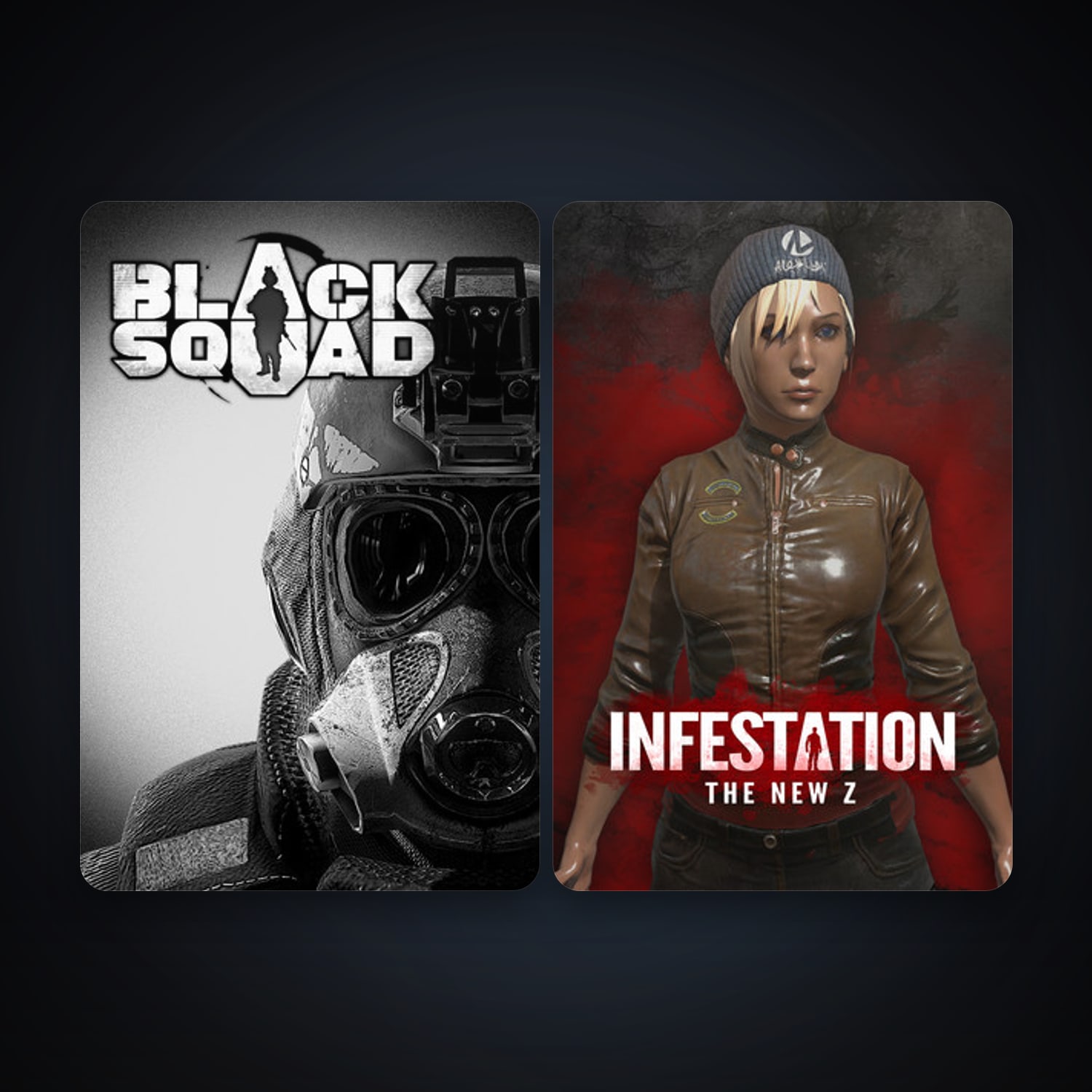 Black Squad + Infestation: The New Z, 6 games, clean — HabibiAccounts