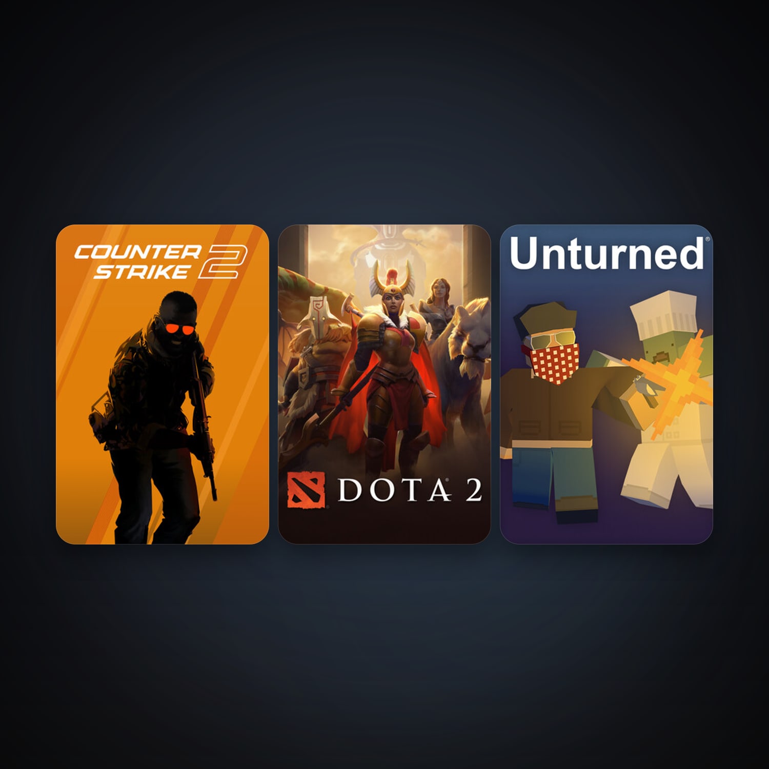 Dota 2 + CS2 Prime, 3 games, clean — HabibiAccounts
