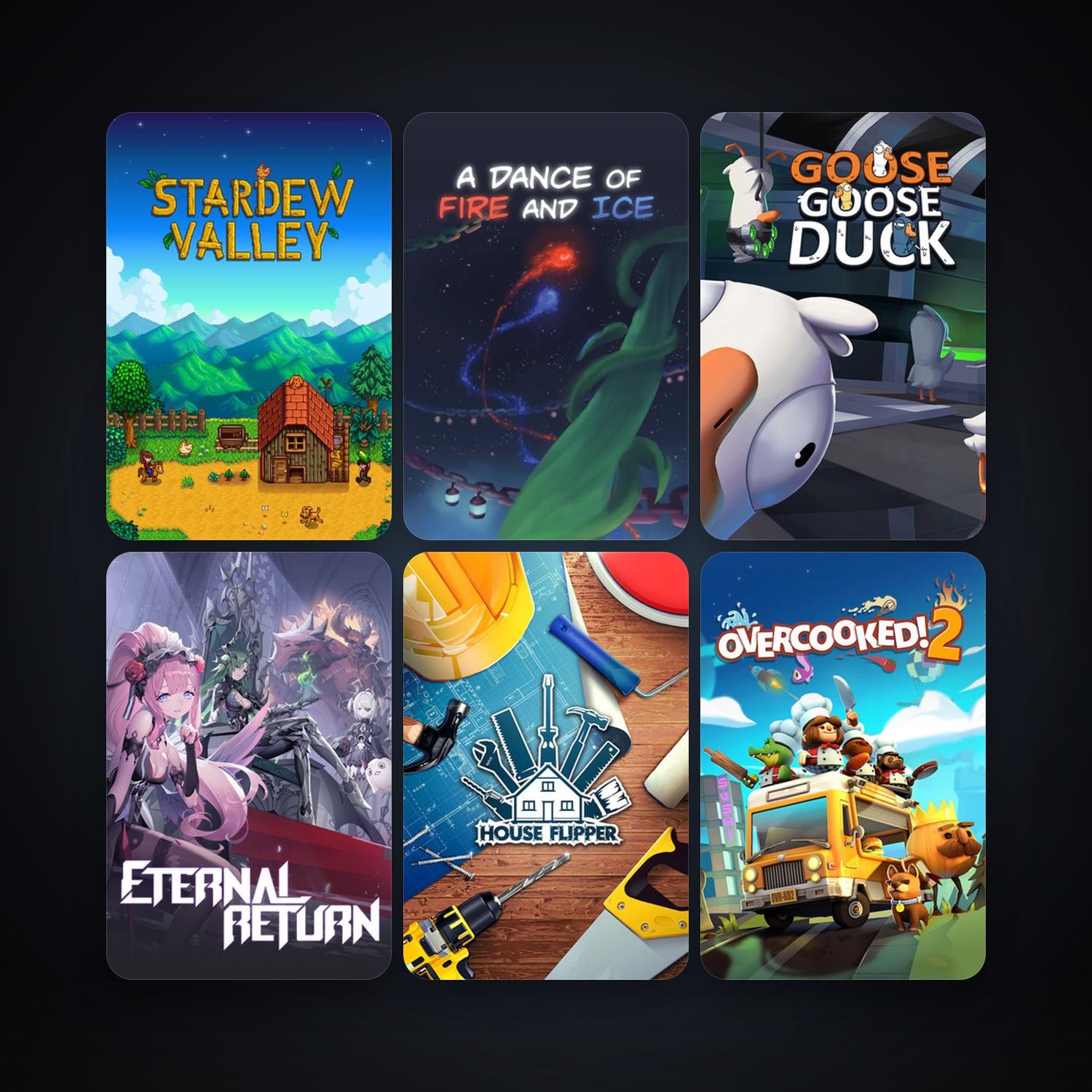 Hollow Knight + Stardew Valley, 29 games, clean — HabibiAccounts