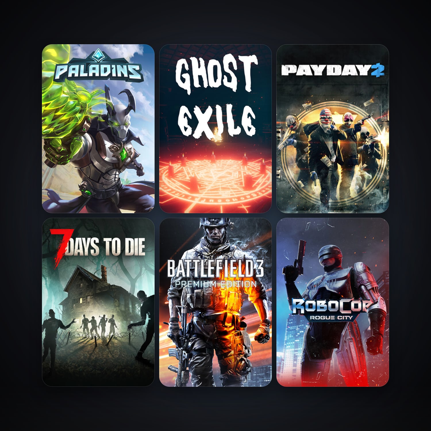Free CS2 (No Prime) + PAYDAY 2, 65 games, clean — HabibiAccounts