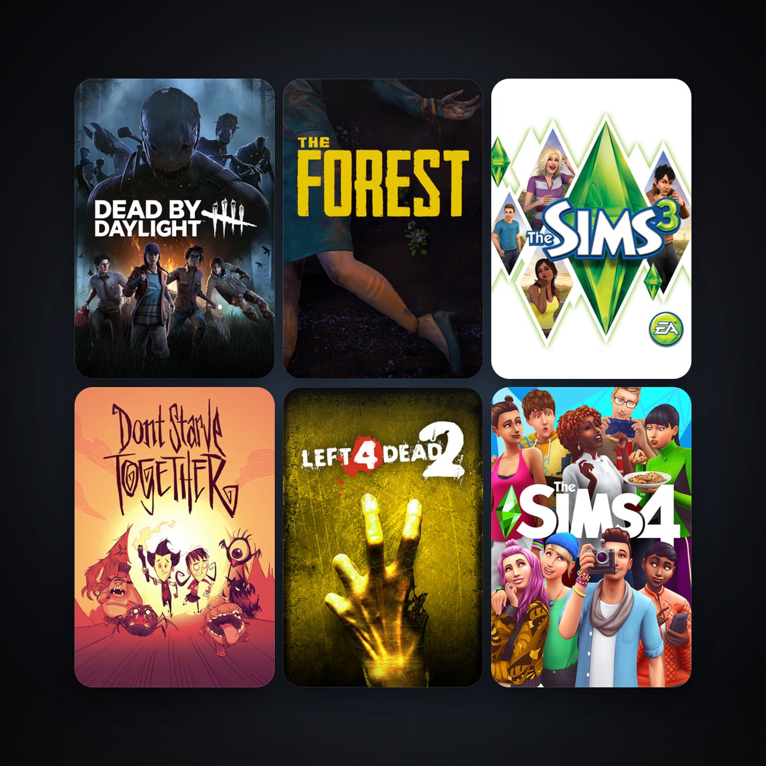 Left 4 Dead 2 + The Sims 3, 19 games, clean — HabibiAccounts