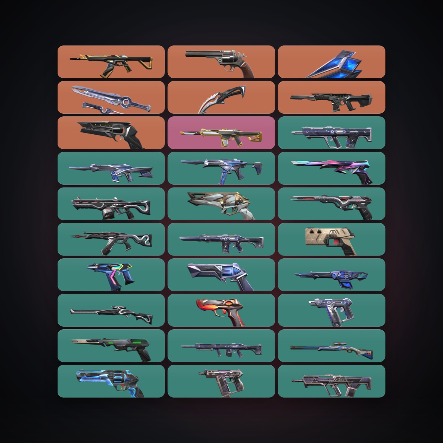BR Silver 2 locker — 3 knives, 51 skins, lvl 189 — HabibiAccounts