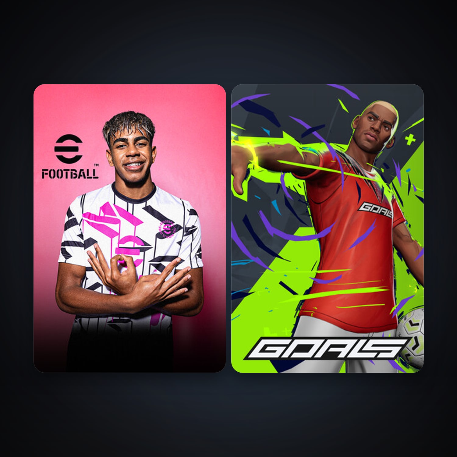 eFootball 2024 + GOALS, 3 games, clean — HabibiAccounts