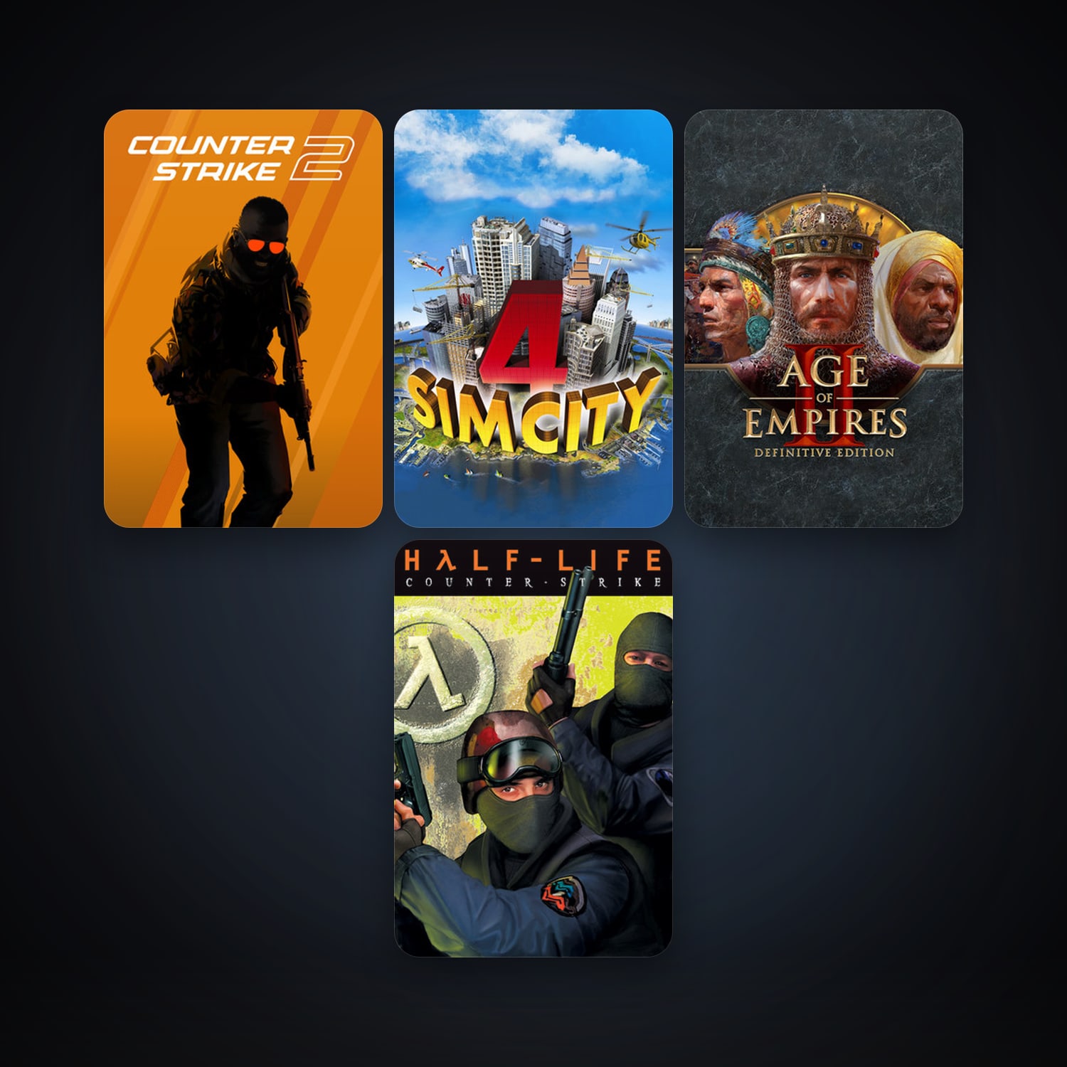 Counter-Strike + CS2 Prime, 6 games, clean — HabibiAccounts