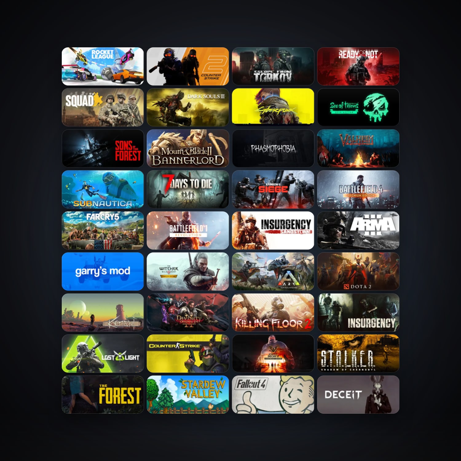 Steam 125 games, Steam 12, clean — HabibiAccounts