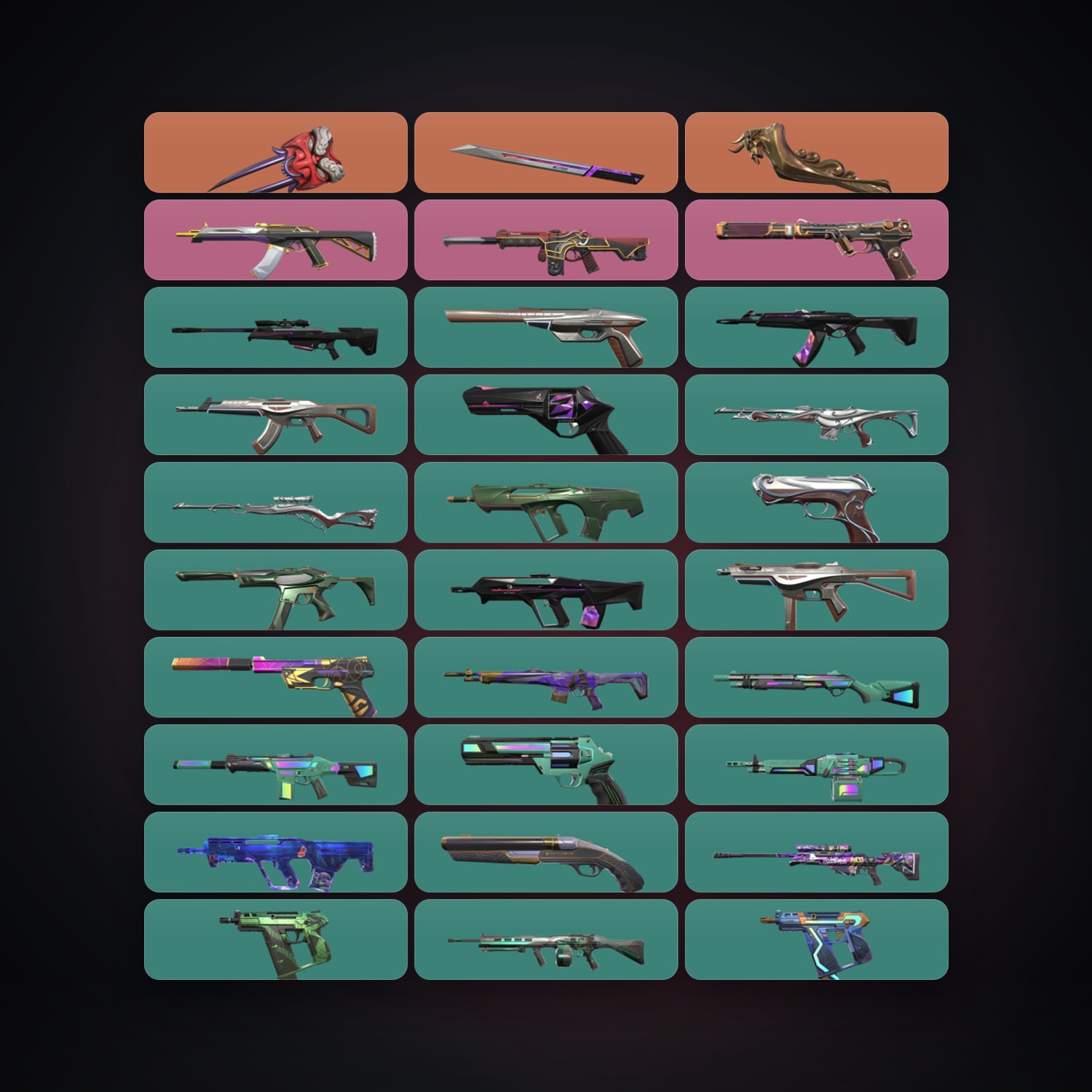 AP Gold 2 locker — 3 knives, 56 skins, lvl 210 — HabibiAccounts