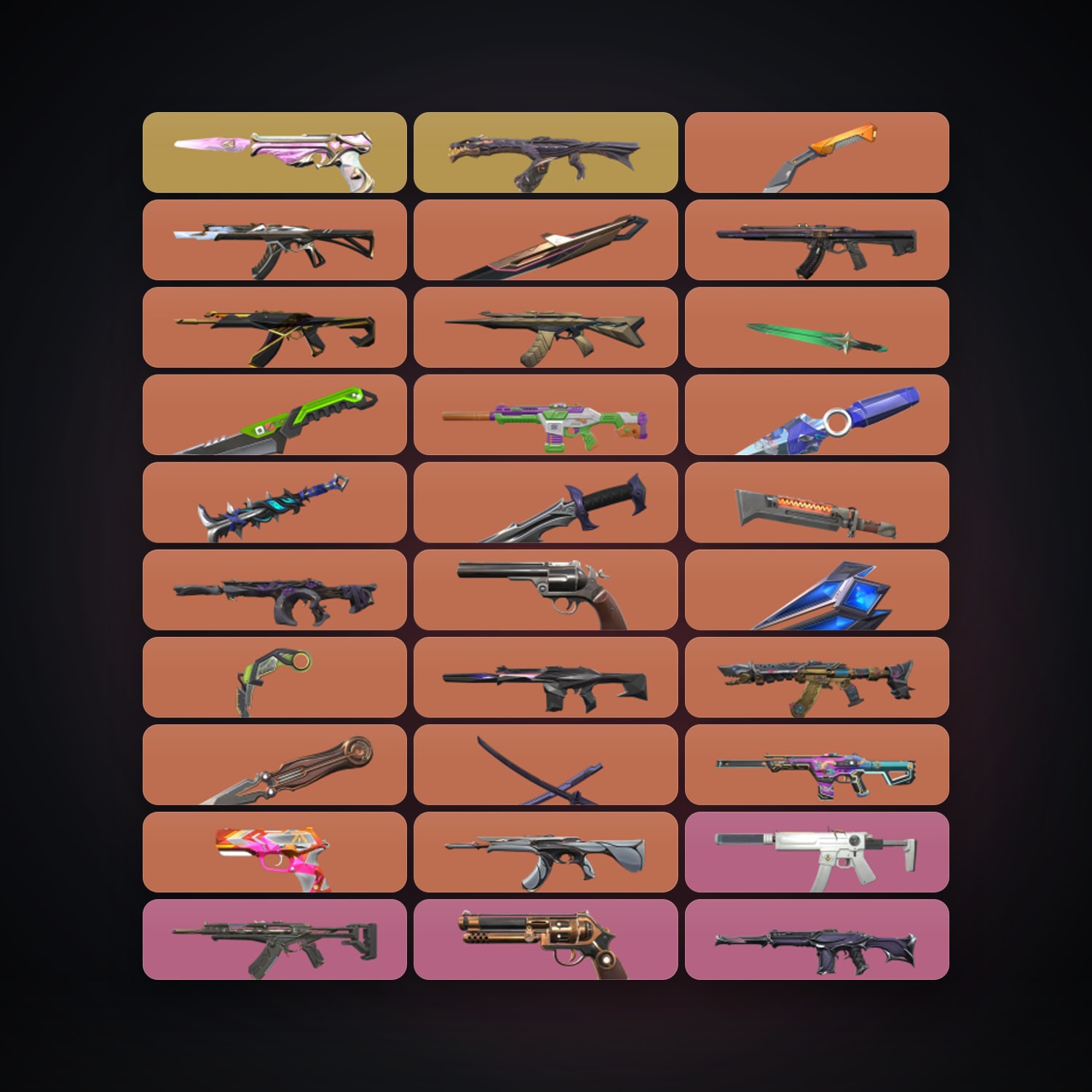 EU Silver 3 locker — 12 knives, 146 skins, lvl 177 — HabibiAccounts