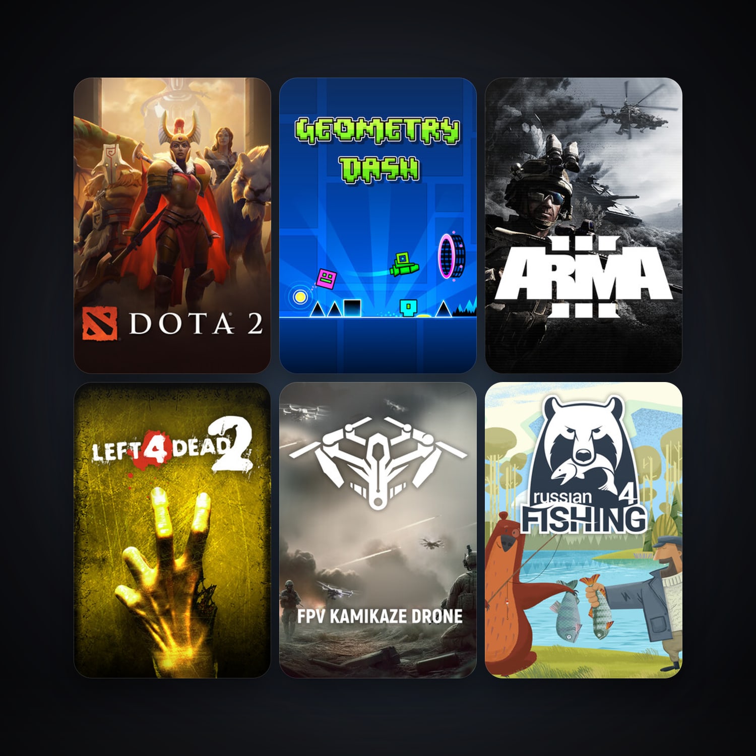 Left 4 Dead + Left 4 Dead 2, 20 games, clean — HabibiAccounts