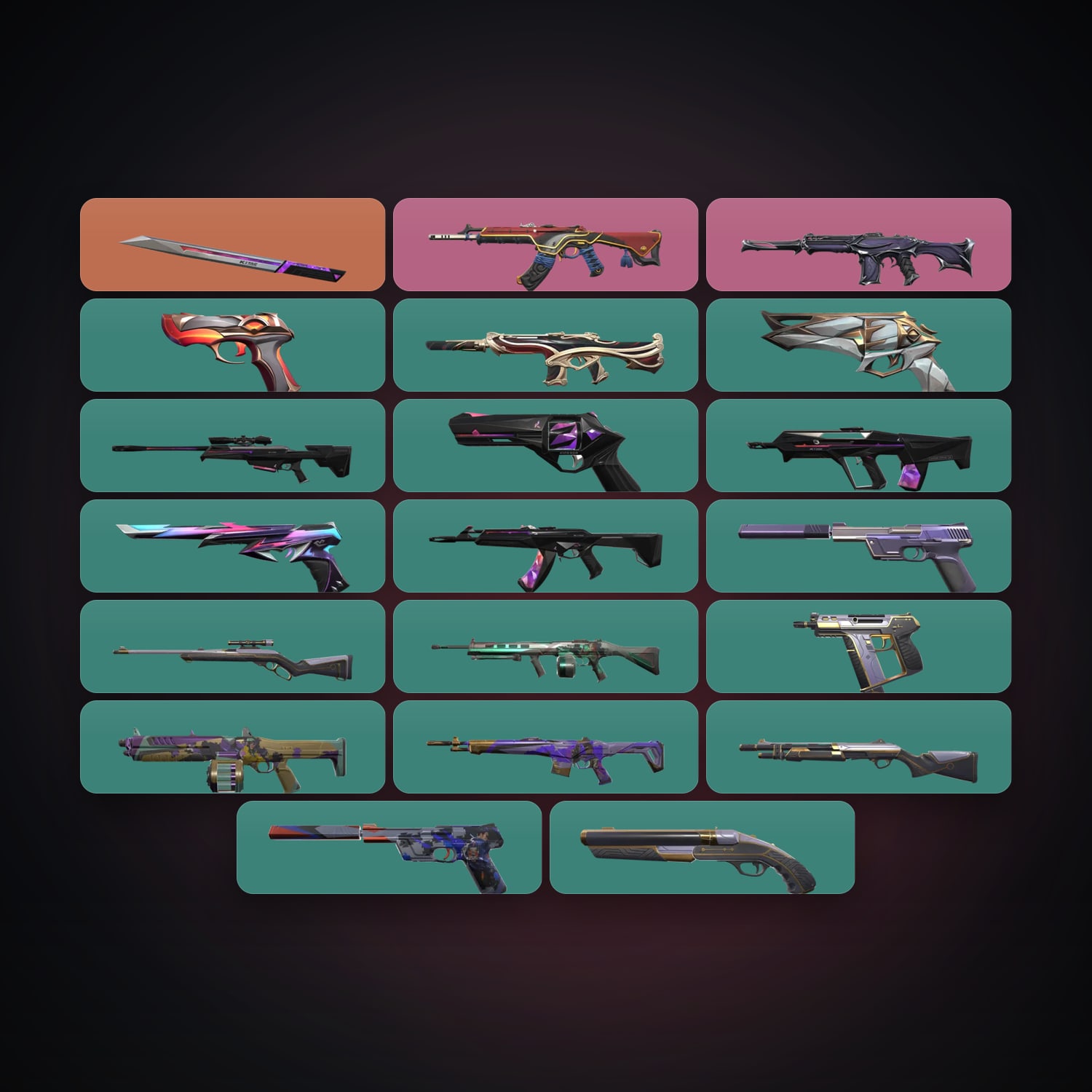 EU Silver 2 locker — 1 knives, 20 skins, lvl 109 — HabibiAccounts