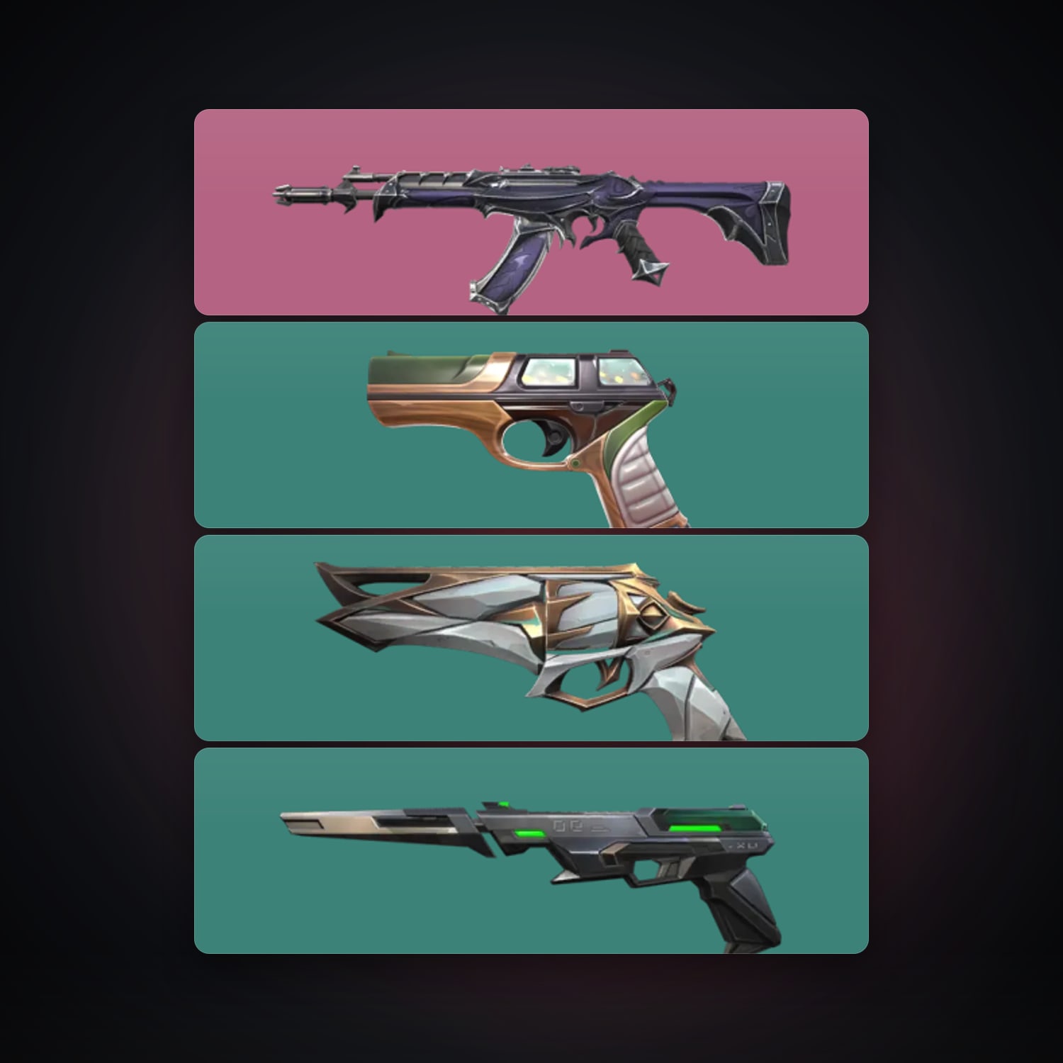 EU Ascendant 1 locker — 5 skins, lvl 94 — HabibiAccounts