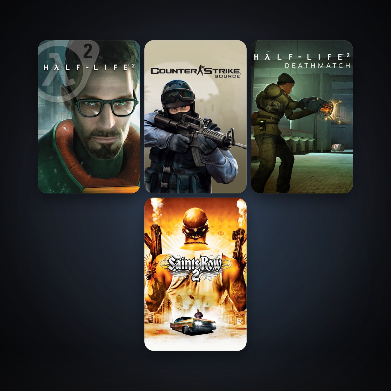 Half-Life 2 + Counter-Strike: Source, 5 games, Steam 10, clean — HabibiAccounts
