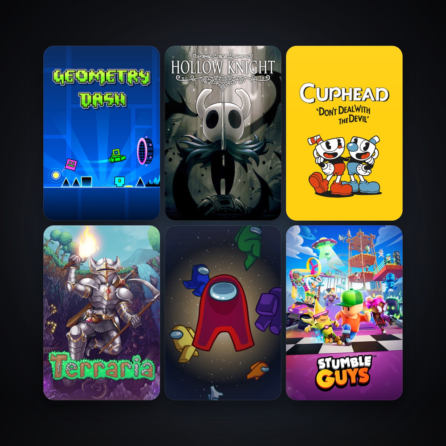 Terraria + Cuphead, 11 games, clean — HabibiAccounts