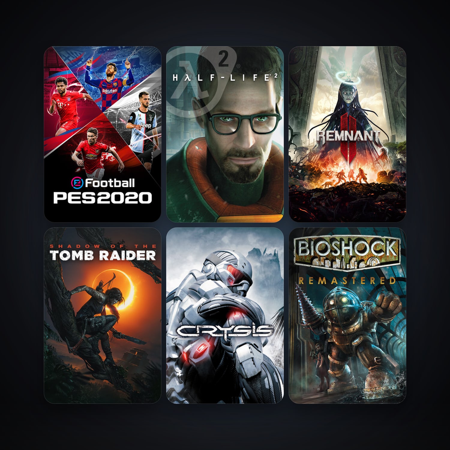 Half-Life 2 + Crysis, 62 games, Steam 10, clean — HabibiAccounts