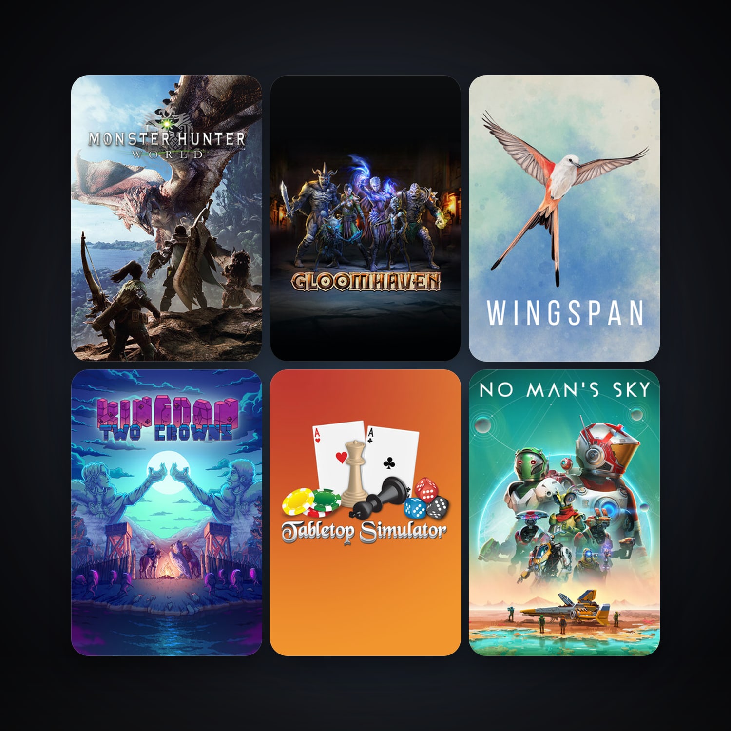 No Man's Sky + Tabletop Simulator, 8 games, clean — HabibiAccounts