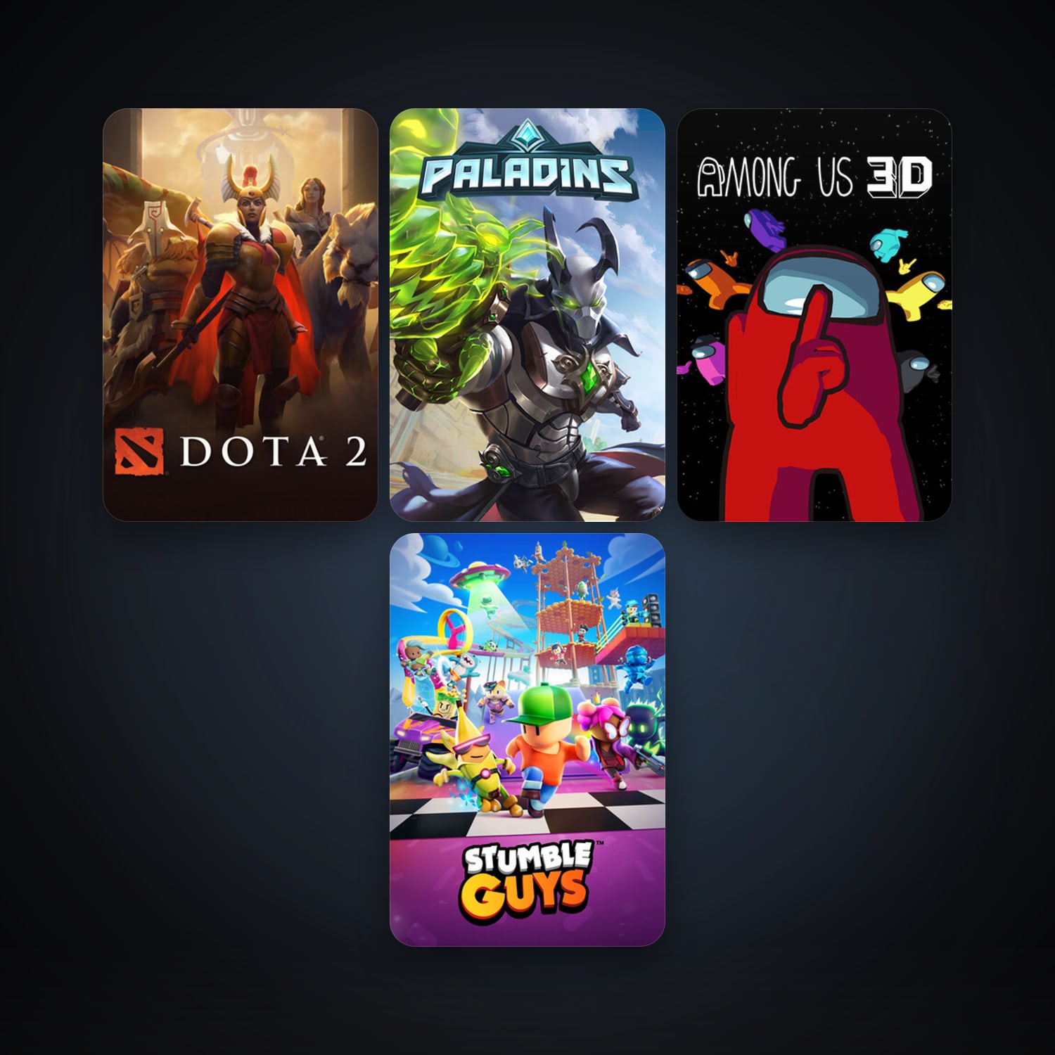 Dota 2 + Paladins, 7 games, clean — HabibiAccounts