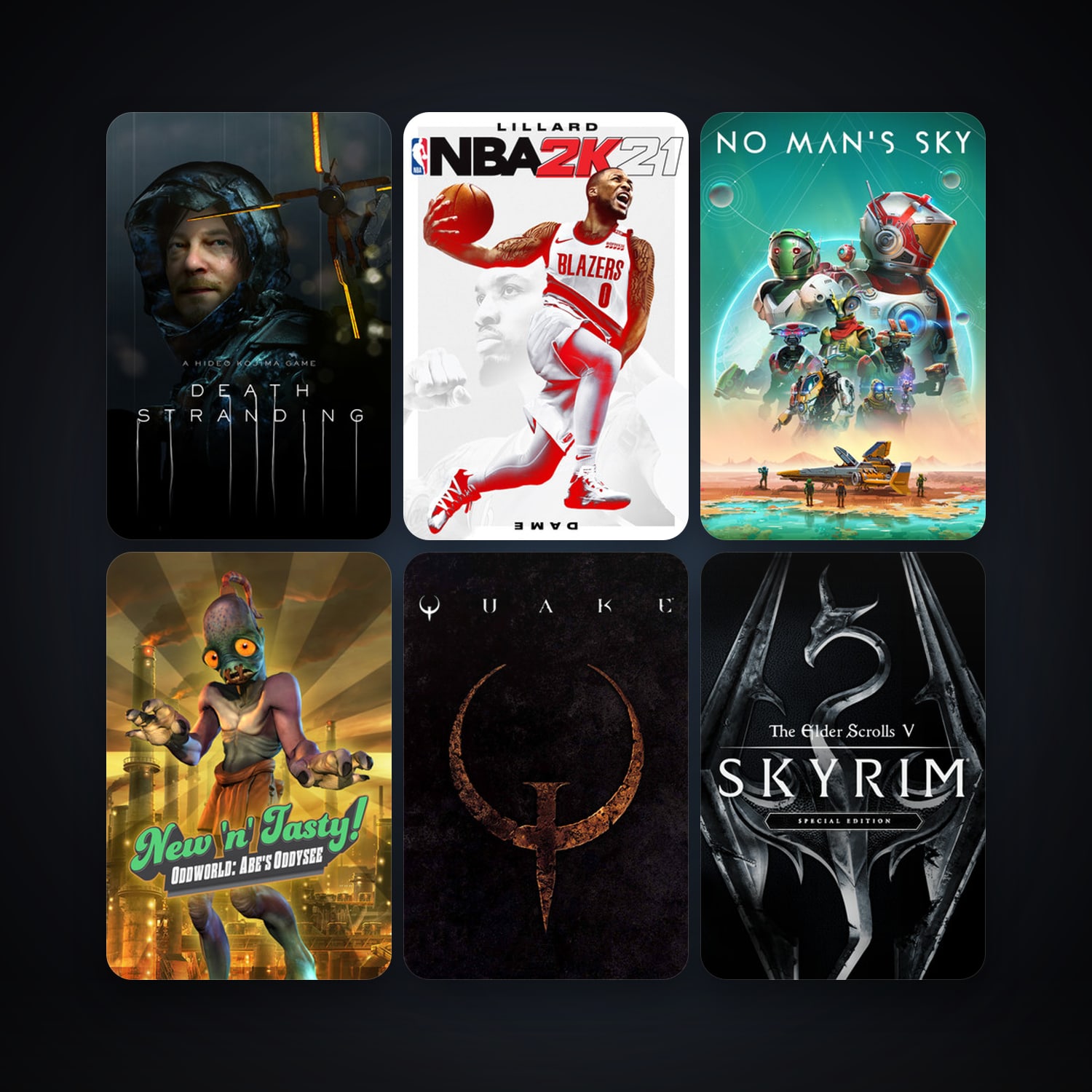 QUAKE + No Man's Sky, 9 games, clean — HabibiAccounts