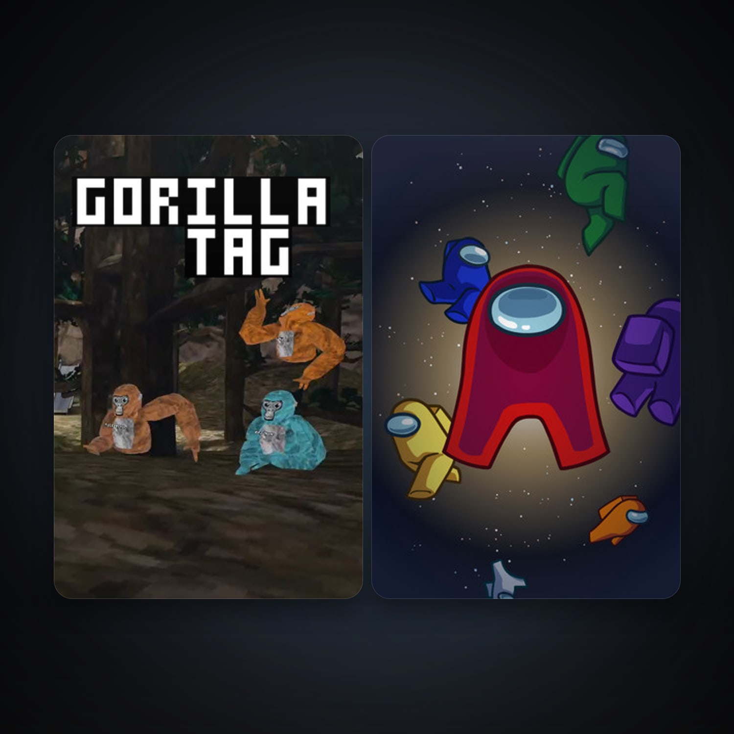 Among Us + Gorilla Tag, 6 games, clean — HabibiAccounts
