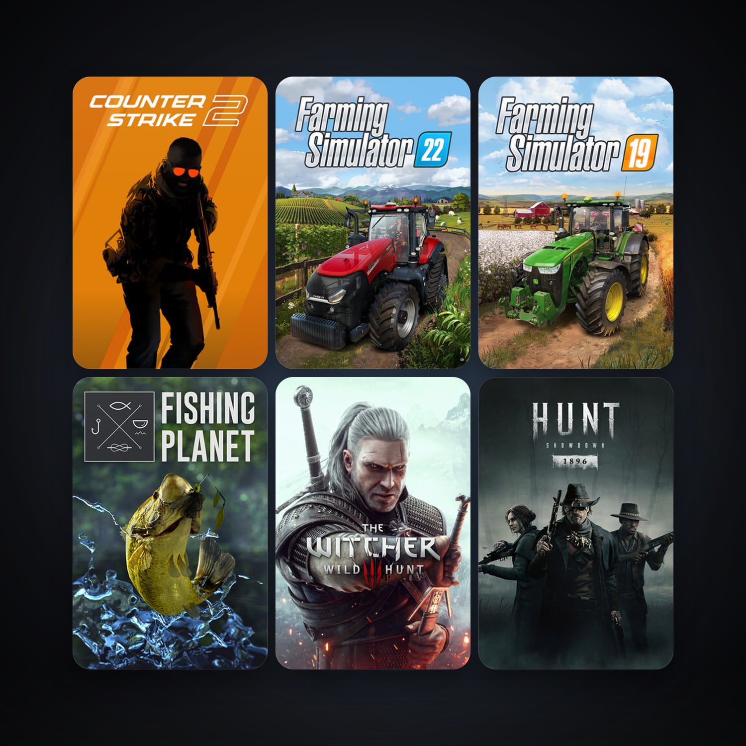 CS2 Prime + The Witcher 3: Wild Hunt, 52 games, Steam 70, clean — HabibiAccounts