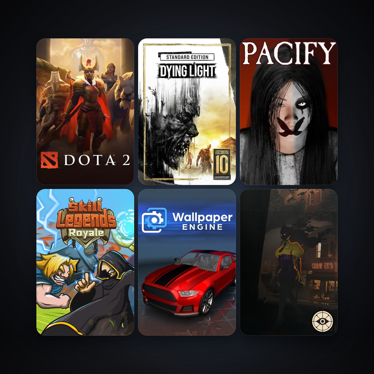 Dota 2 + Free CS2 (No Prime), 12 games, Steam 11, clean — HabibiAccounts