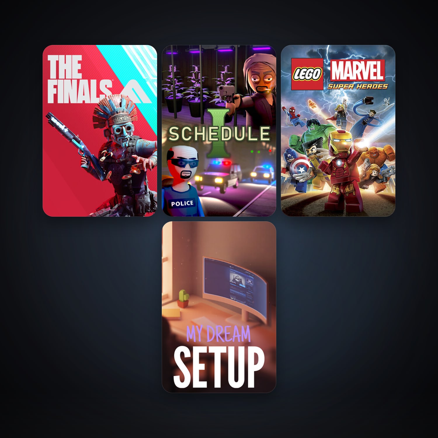 RaceRoom Racing Experience + LEGO Marvel Super Heroes, 22 games, clean — HabibiAccounts