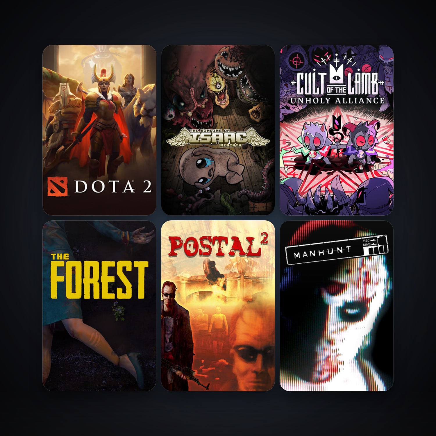 Dota 2 + Manhunt, 17 games, clean — HabibiAccounts