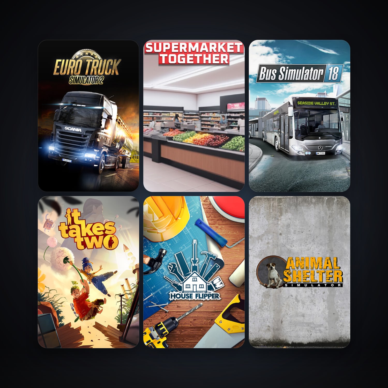 Free CS2 (No Prime) + Euro Truck Simulator 2, 19 games, clean — HabibiAccounts