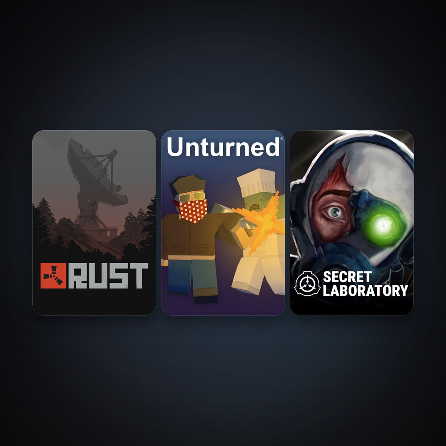 Rust + Unturned, 11 games, clean — HabibiAccounts