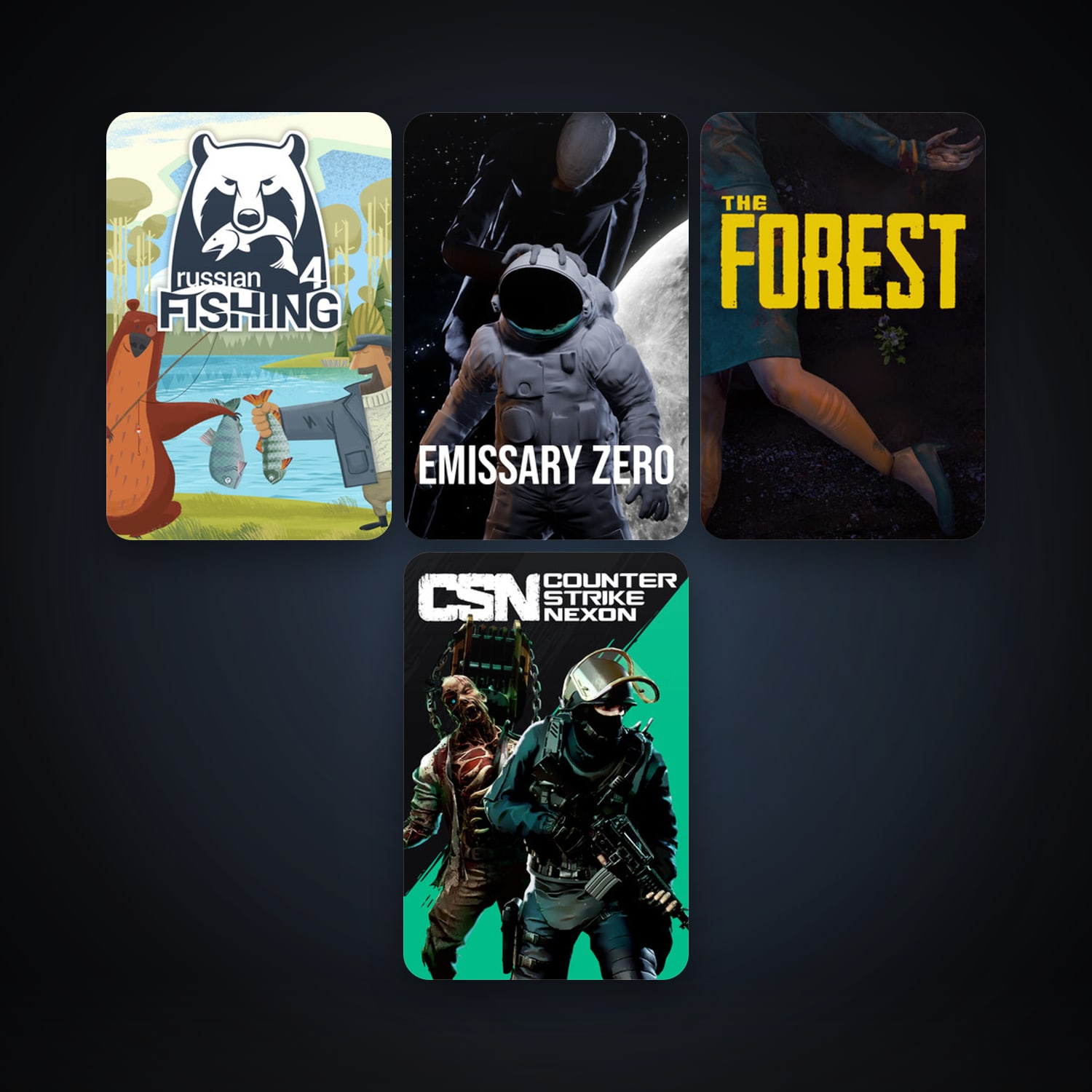 Free CS2 (No Prime) + The Forest, 23 games, clean — HabibiAccounts