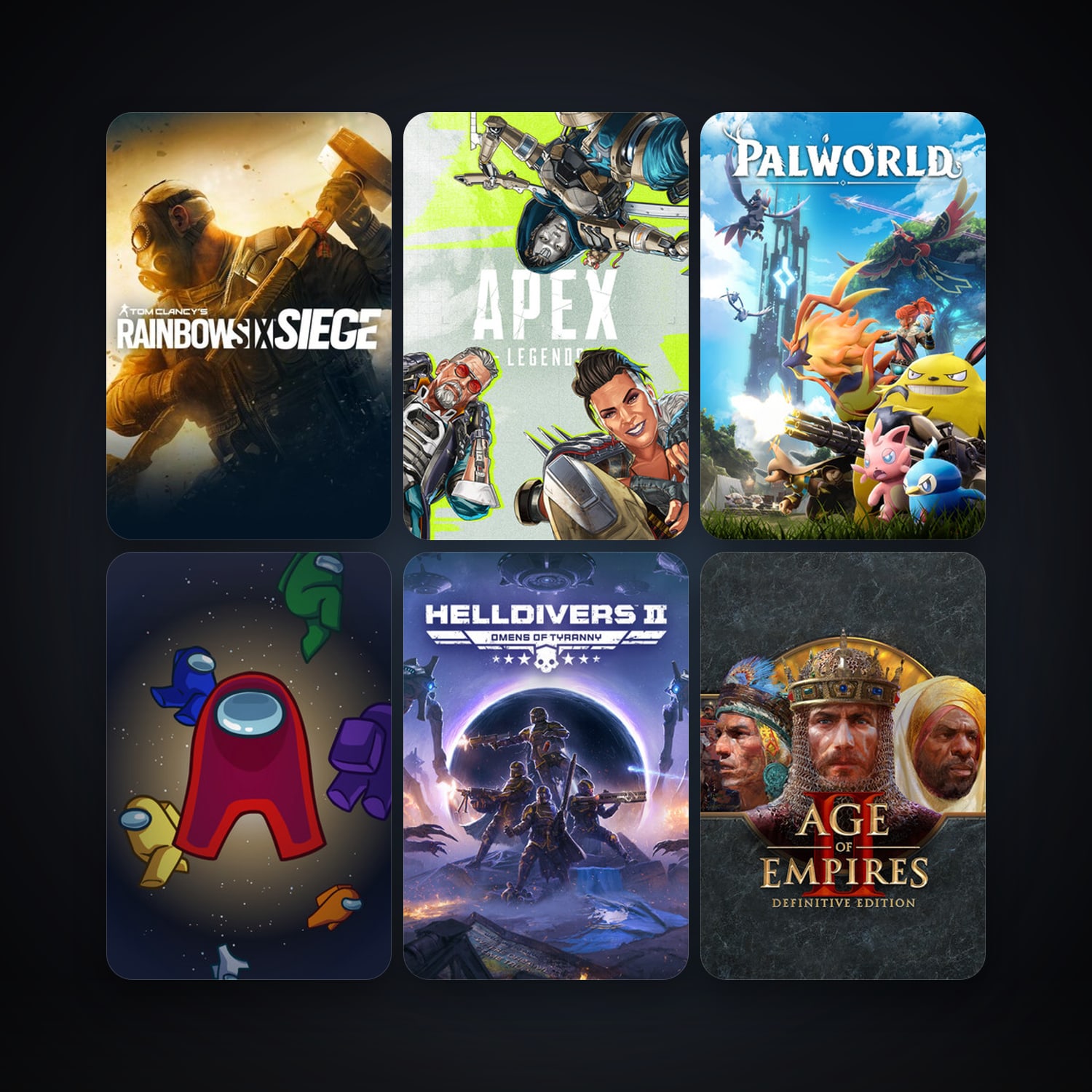 HELLDIVERS 2 + Age of Empires II: Definitive Edition, 31 games, clean — HabibiAccounts