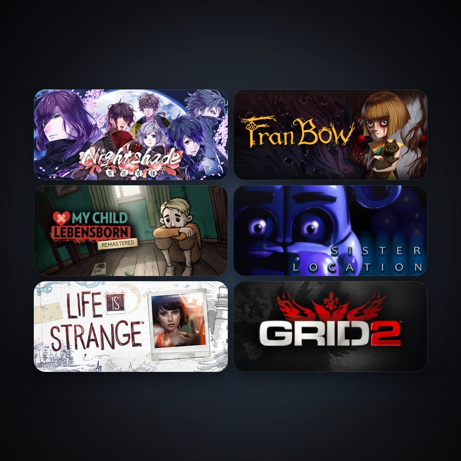 GRID 2 + Life is Strange - Episode 1, 19 games, clean — HabibiAccounts