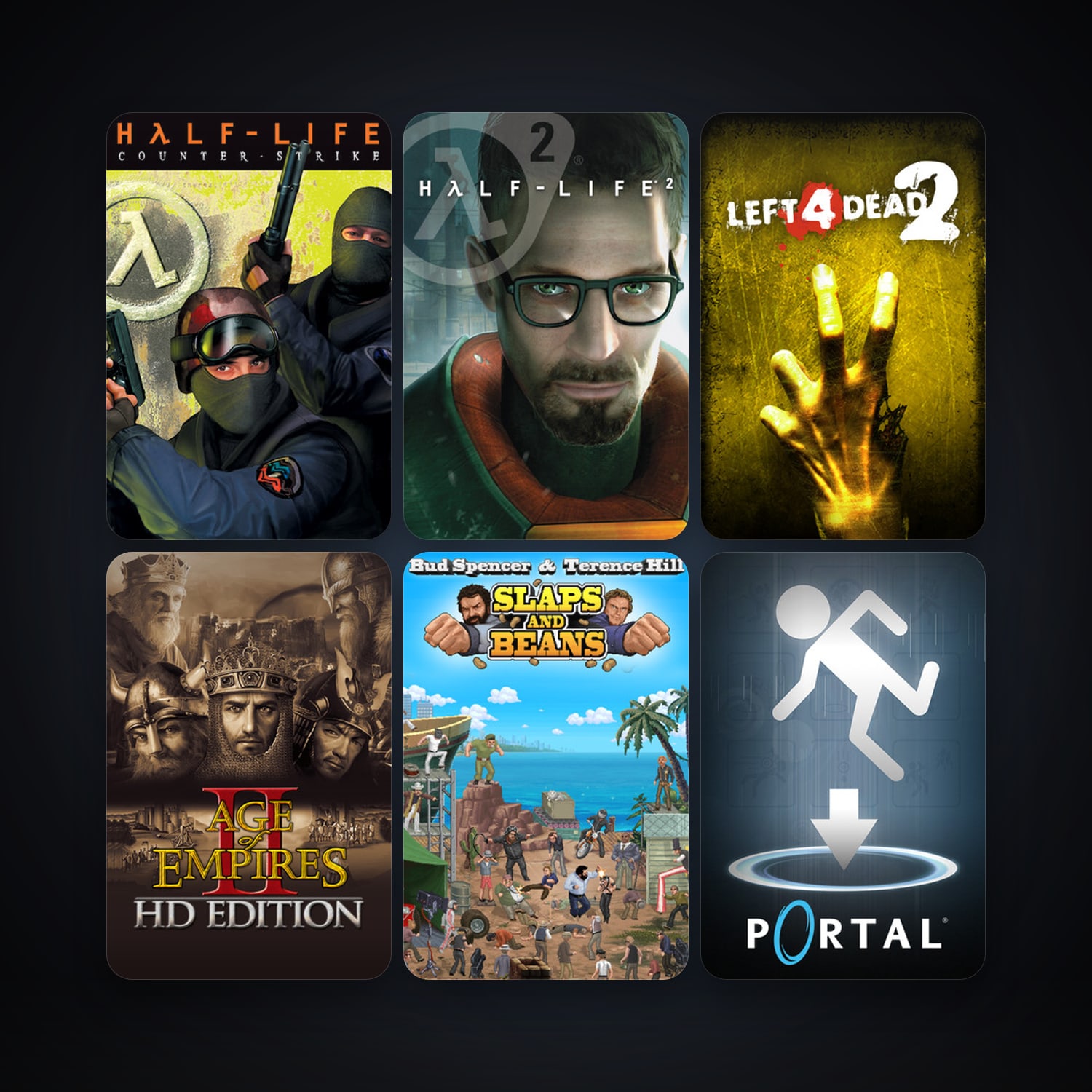 Counter-Strike + Half-Life 2, 30 games, clean — HabibiAccounts