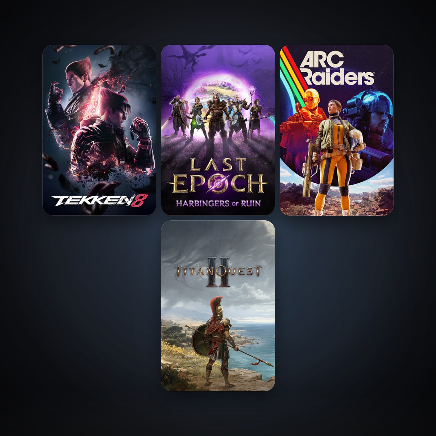 Last Epoch + Titan Quest II, 6 games, clean — HabibiAccounts
