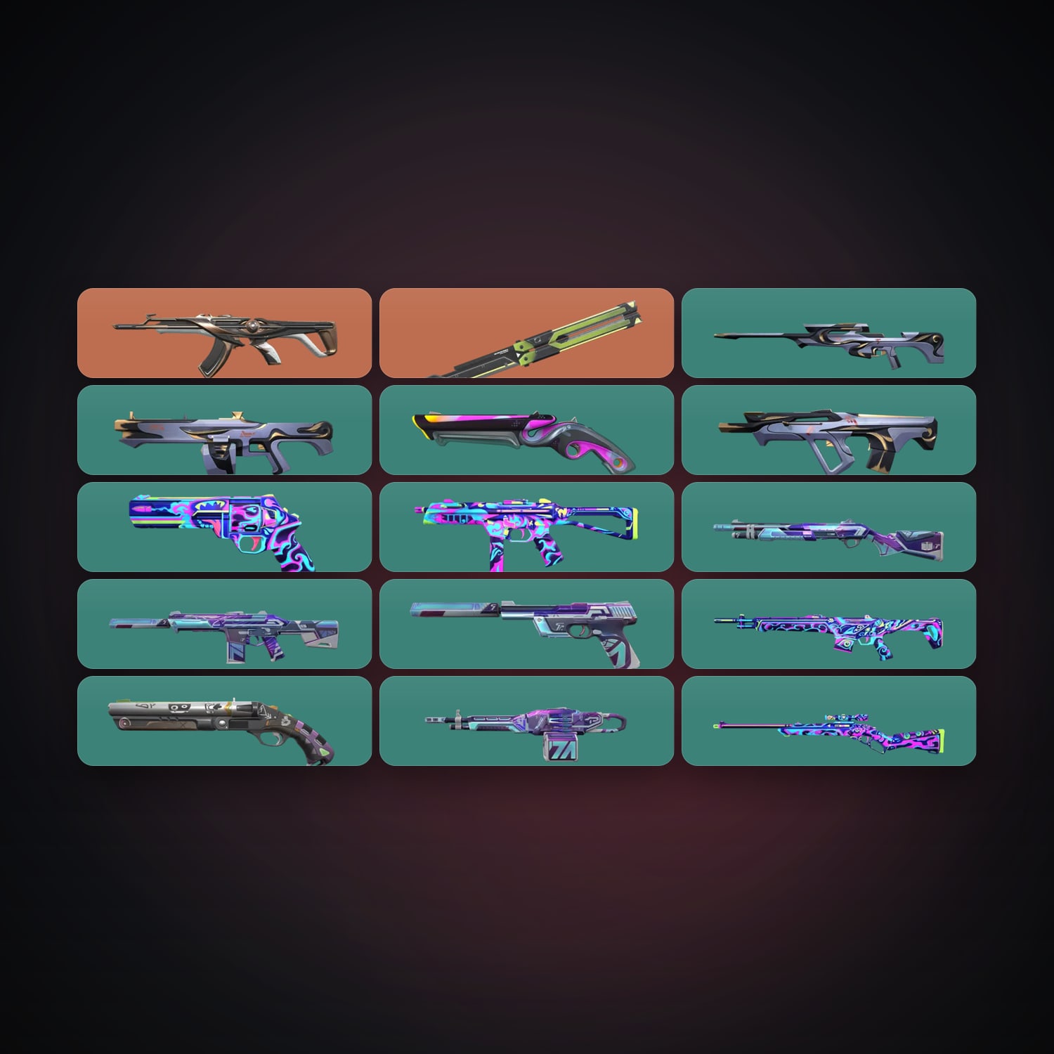EU Bronze 3 locker — 1 knives, 15 skins, lvl 128 — HabibiAccounts