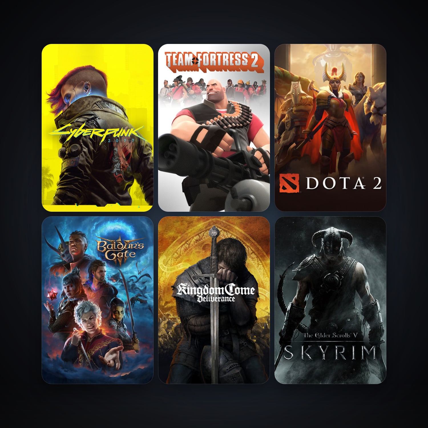 Portal + Team Fortress 2, 107 games, Steam 11, clean — HabibiAccounts
