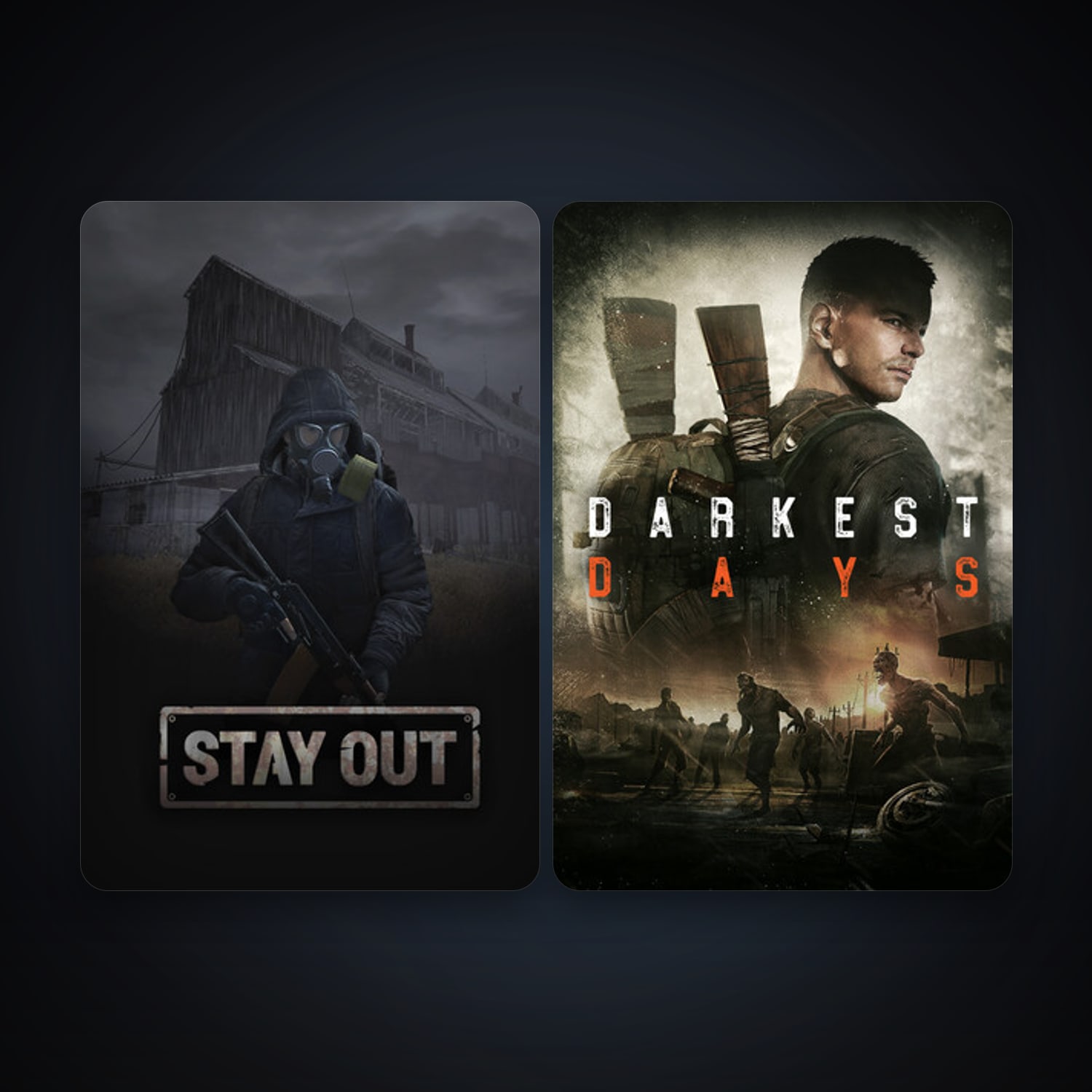 Stay Out + DARKEST DAYS, 11 games, clean — HabibiAccounts
