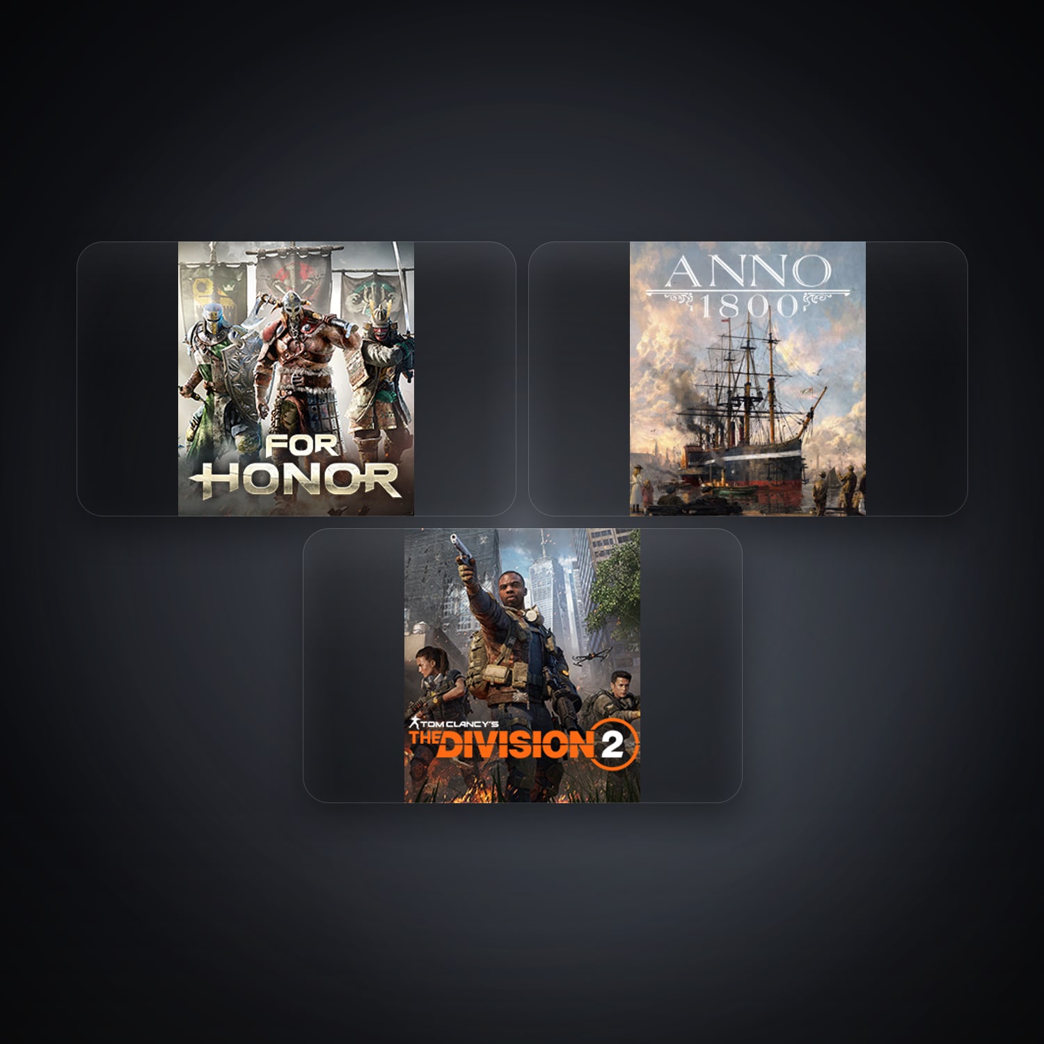 Ubisoft For Honor + Anno 1800 — DE — 3 games — HabibiAccounts