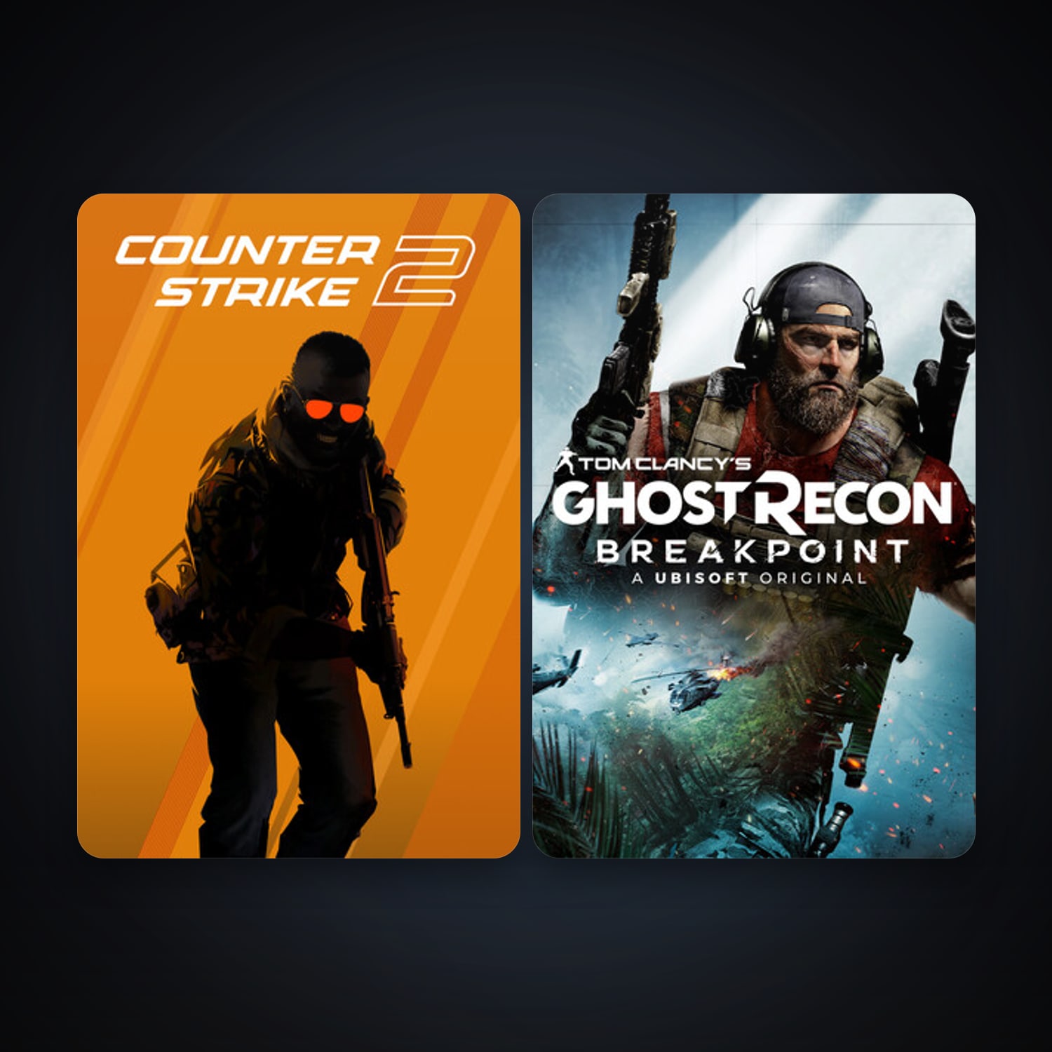 CS2 Prime + Tom Clancy's Ghost Recon Breakpoint, 7 games, clean — HabibiAccounts