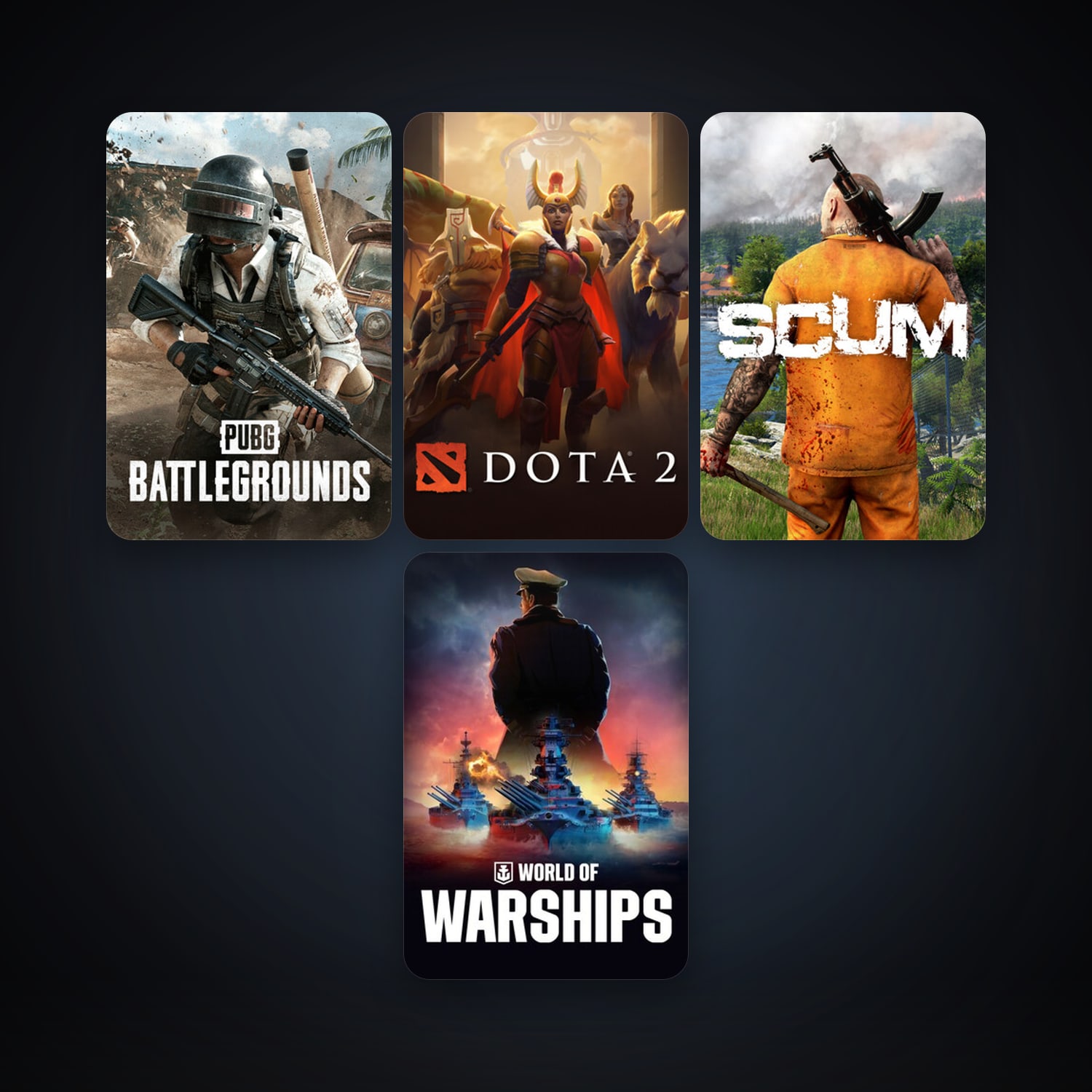 Dota 2 + SCUM, 8 games, clean — HabibiAccounts