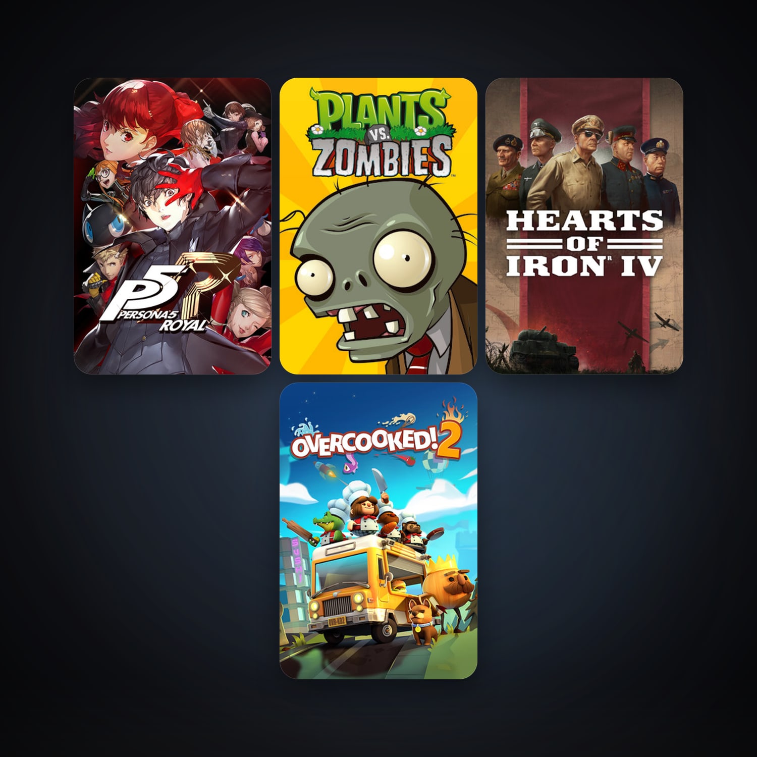 Plants vs. Zombies GOTY Edition + Hearts of Iron IV, 6 games, clean — HabibiAccounts