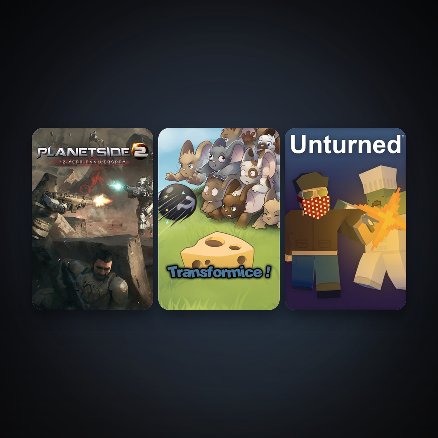 PlanetSide 2 + Unturned, 6 games, clean — HabibiAccounts