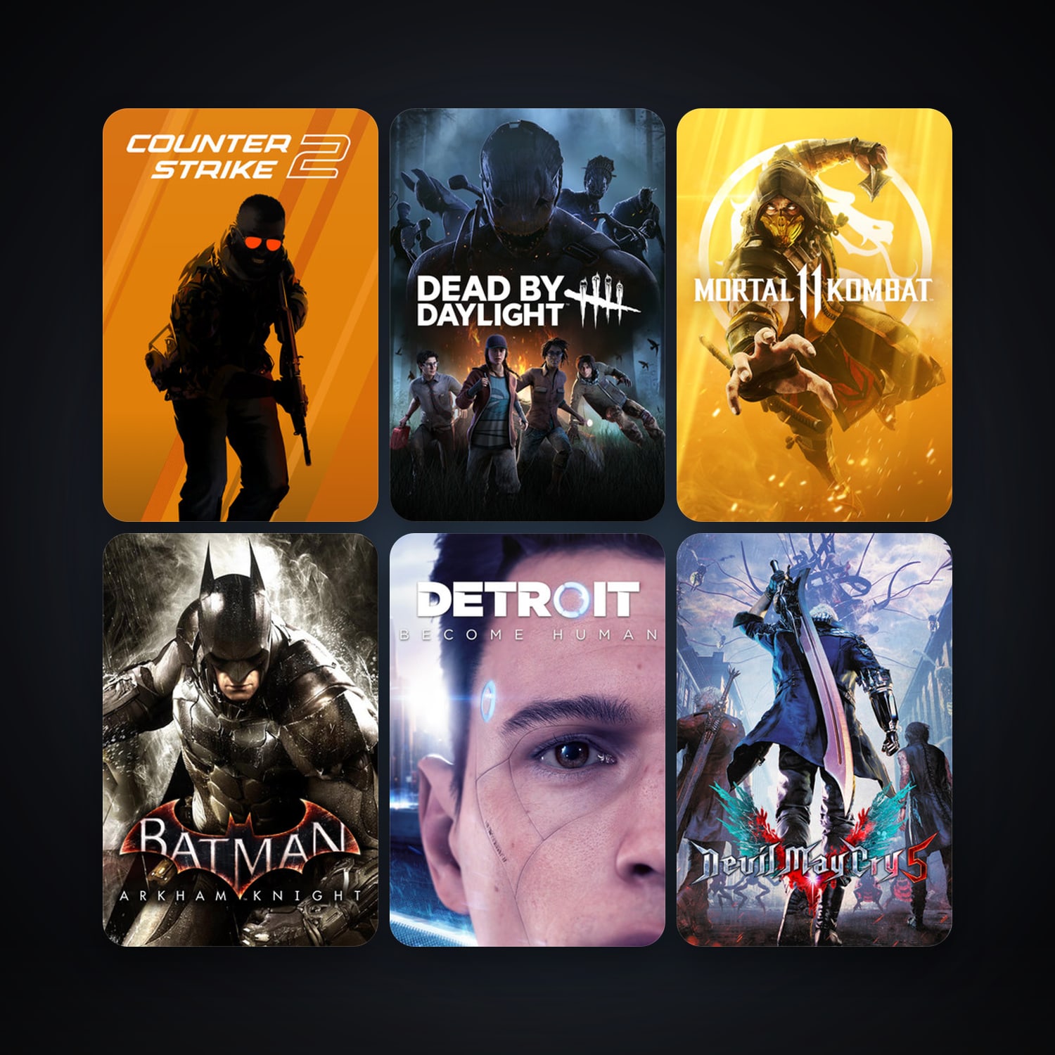 CS2 Prime + Batman: Arkham Knight, 35 games, clean — HabibiAccounts