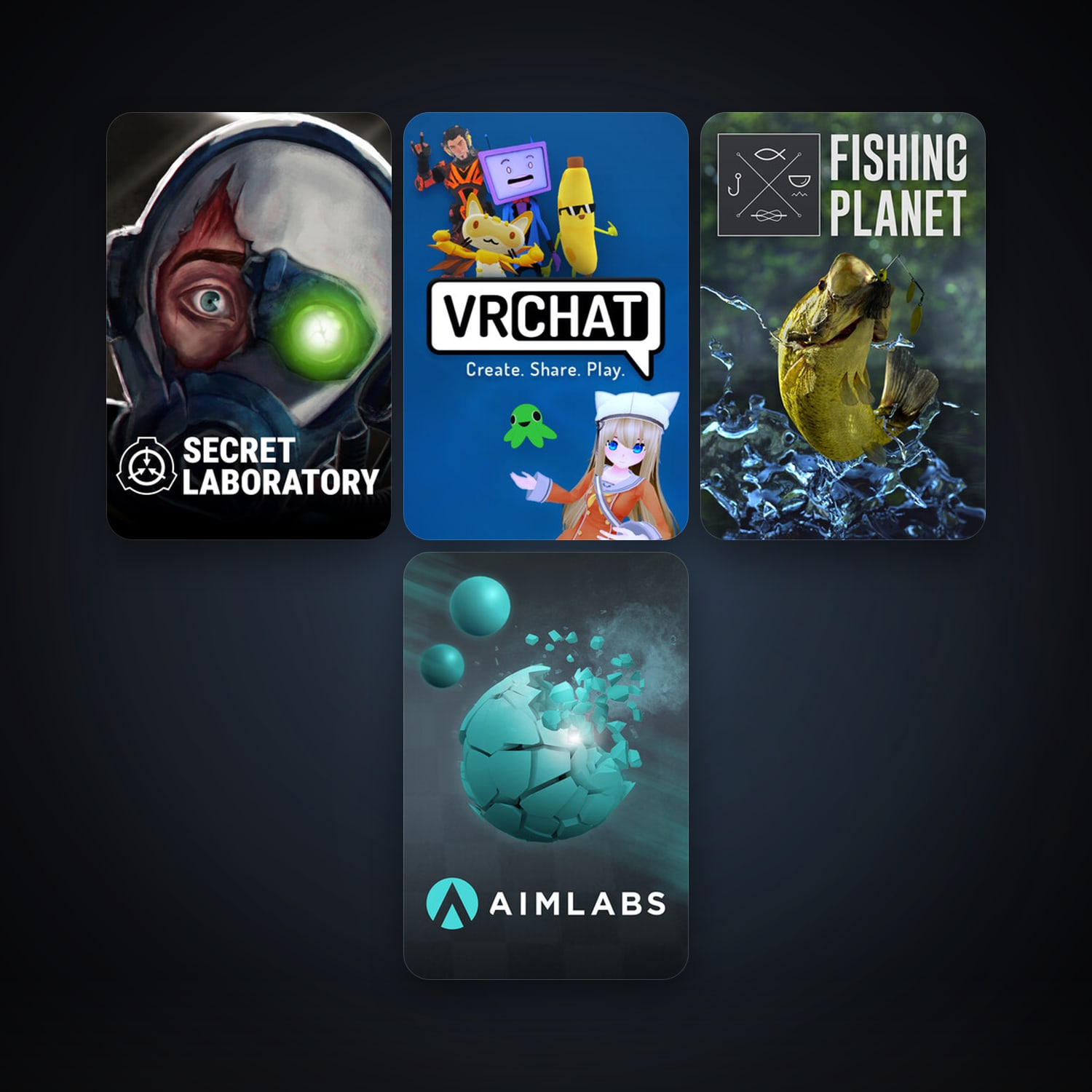 Fishing Planet + VRChat, 10 games, clean — HabibiAccounts