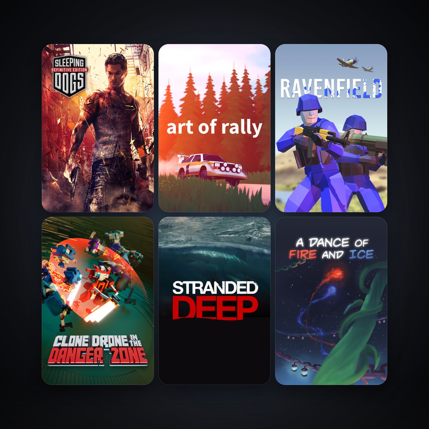 Sleeping Dogs: Definitive Edition + Stranded Deep, 10 games, clean — HabibiAccounts