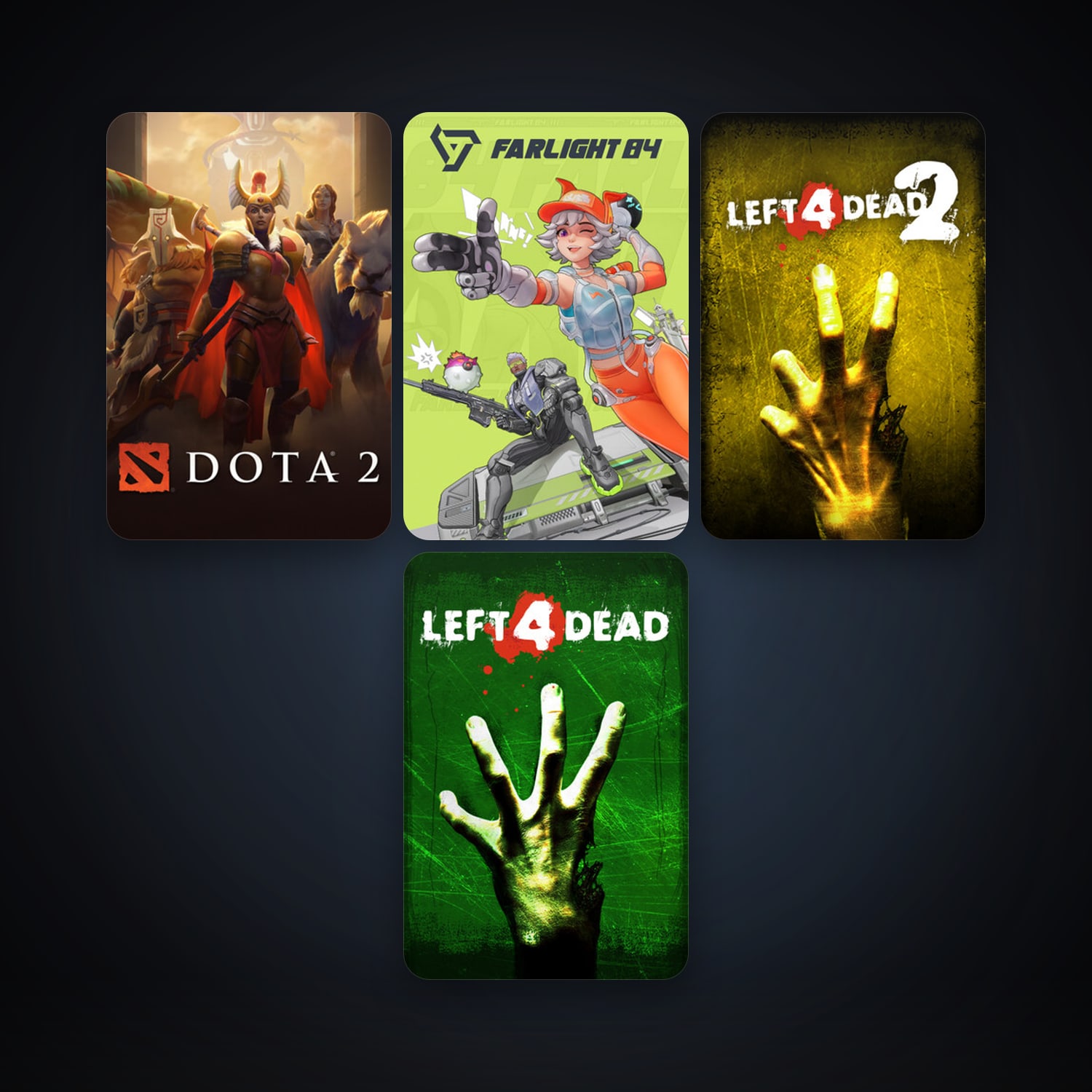 Left 4 Dead + Left 4 Dead 2, 5 games, clean — HabibiAccounts