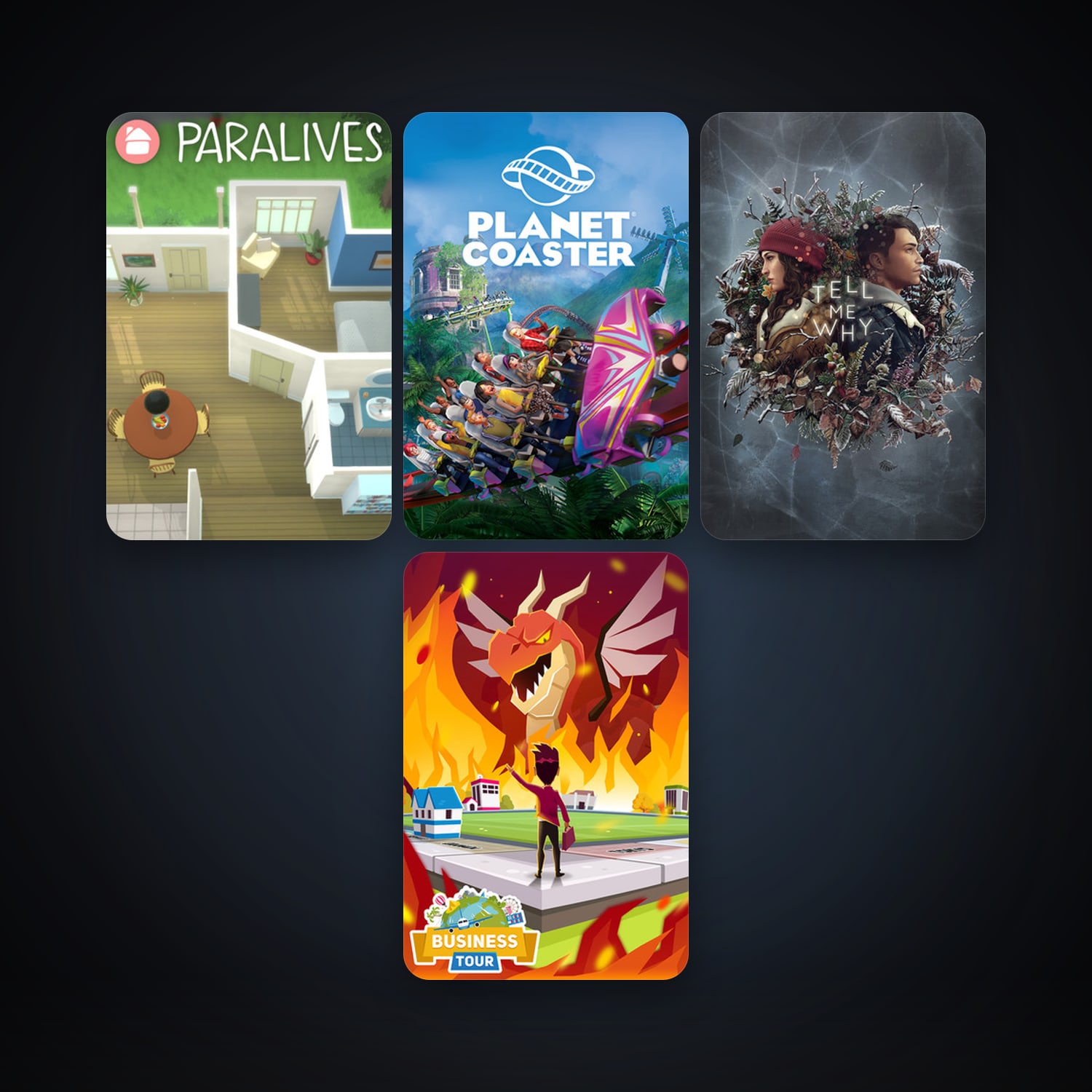 Business Tour - Board Game with Online Multiplayer + Planet Coaster, 4 games, clean — HabibiAccounts